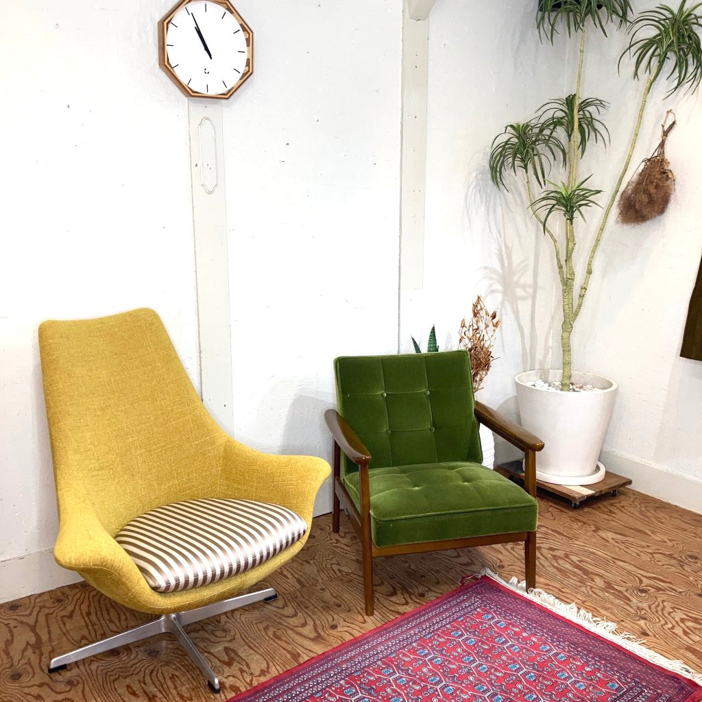 カリモク60 / karimoku Kチェア アームチェア モケットグリーン 1