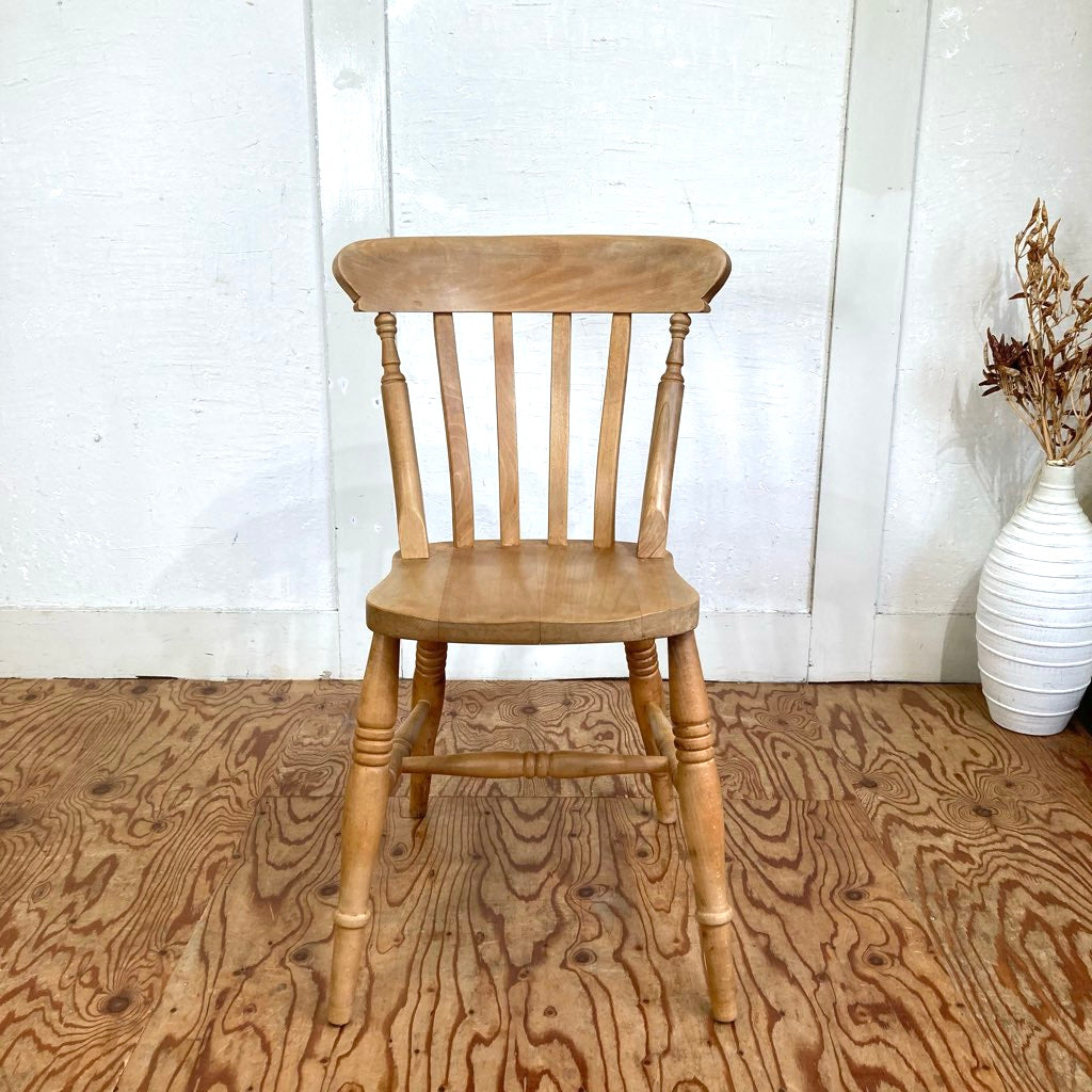 スラットバックチェア ウィンザーチェア ダイニングチェア ビーチ無垢