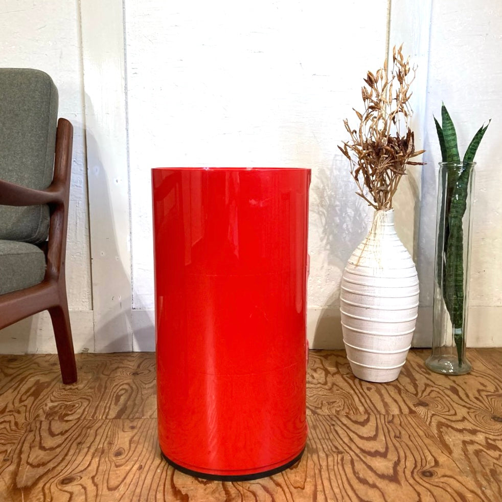 カルテル / Kartell コンポ二ビリ 3段 レッド イタリア製 中古 収納