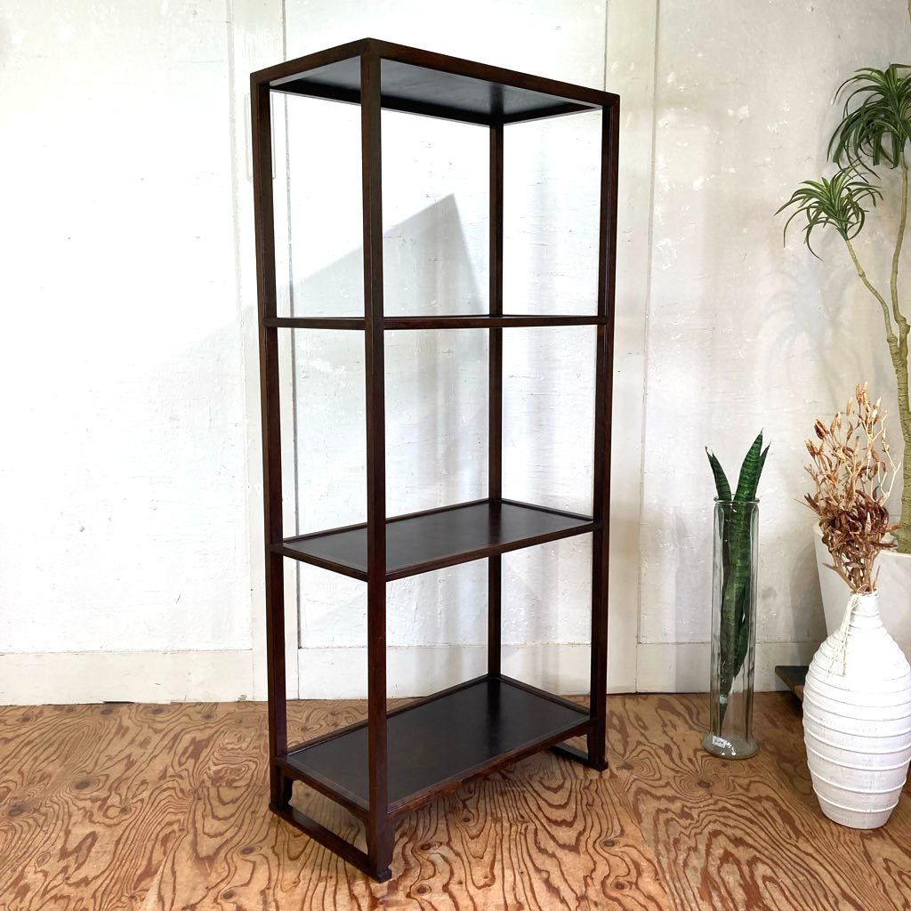 松本民芸家具 #80型 朝鮮棚 I 飾り棚 食器棚 中古 オープンラック 木製