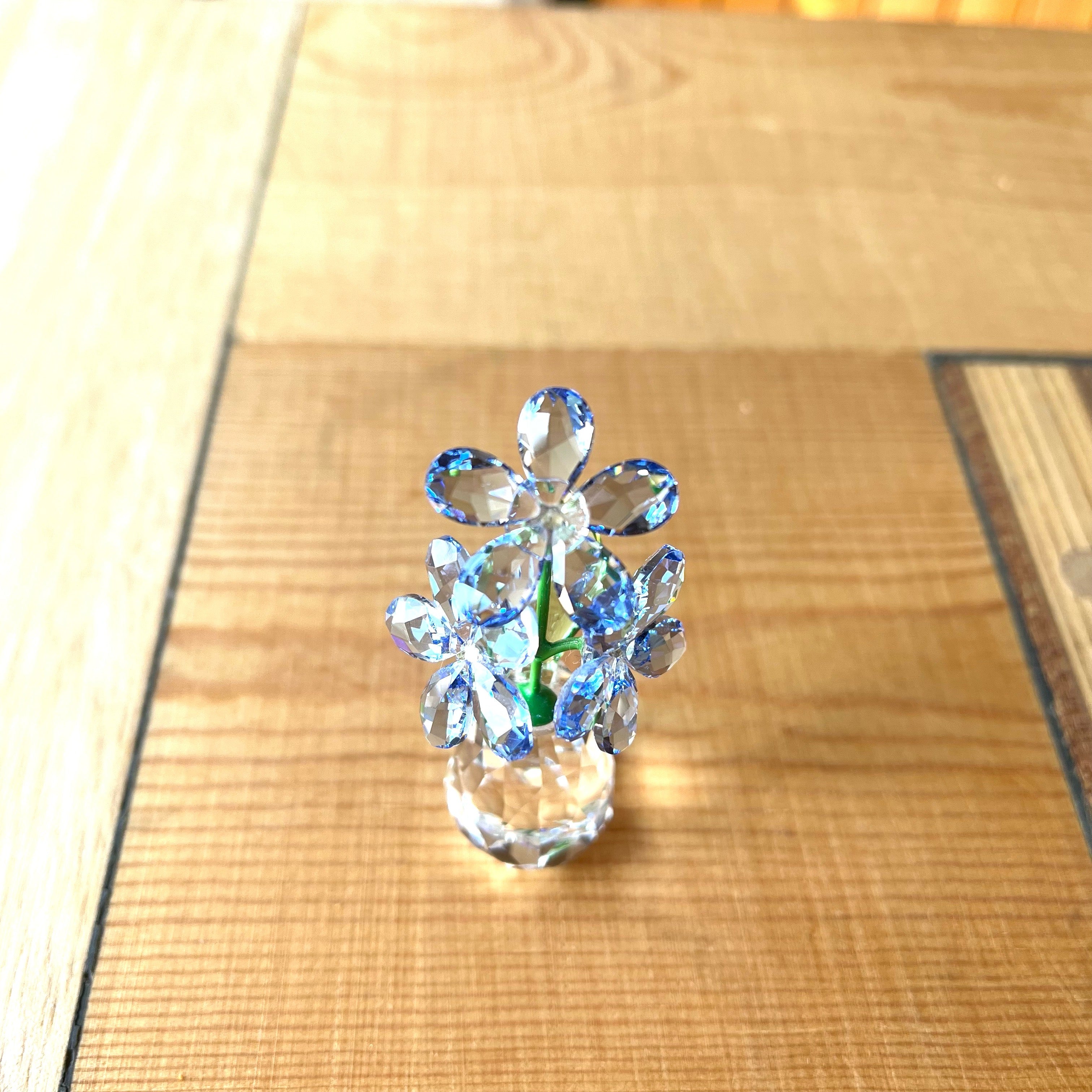 スワロフスキー / SWAROVSKI クリスタルフィギュア FLOWER DREAMS 中古
