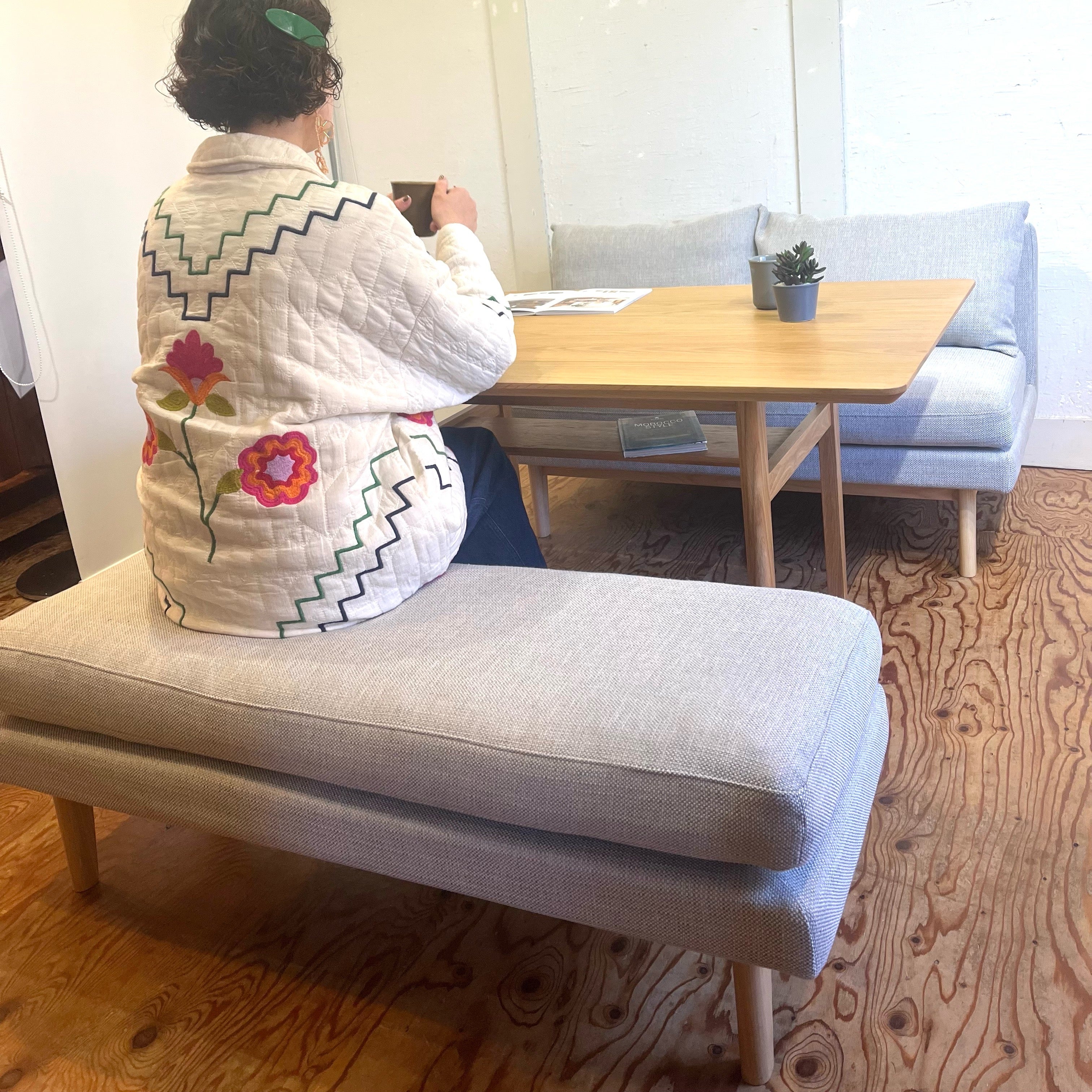 ウニコ / unico ロム / LOM ダイニングテーブル W120 中古 シンプル