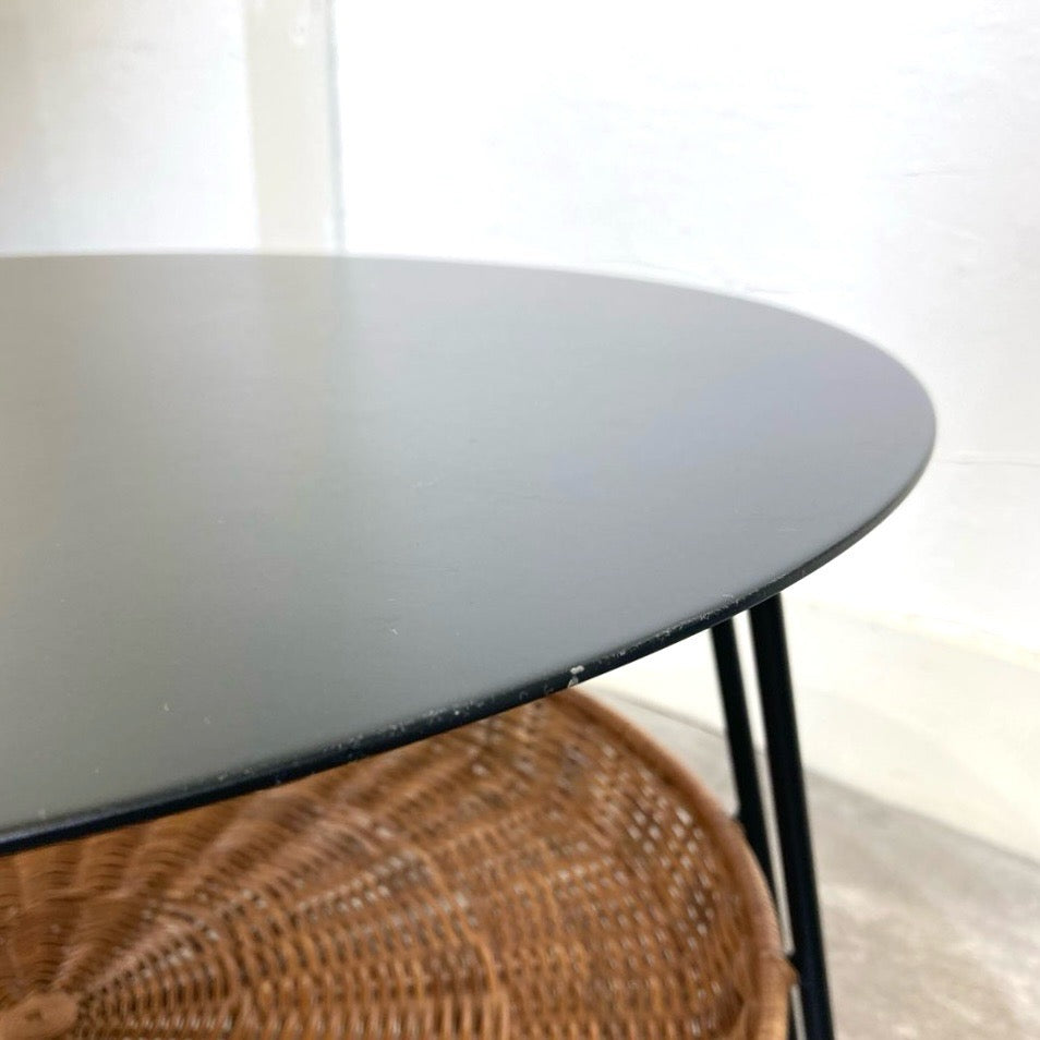 イデー / IDEE ワラビー ローテーブル ラウンドブラック 中古 モダン