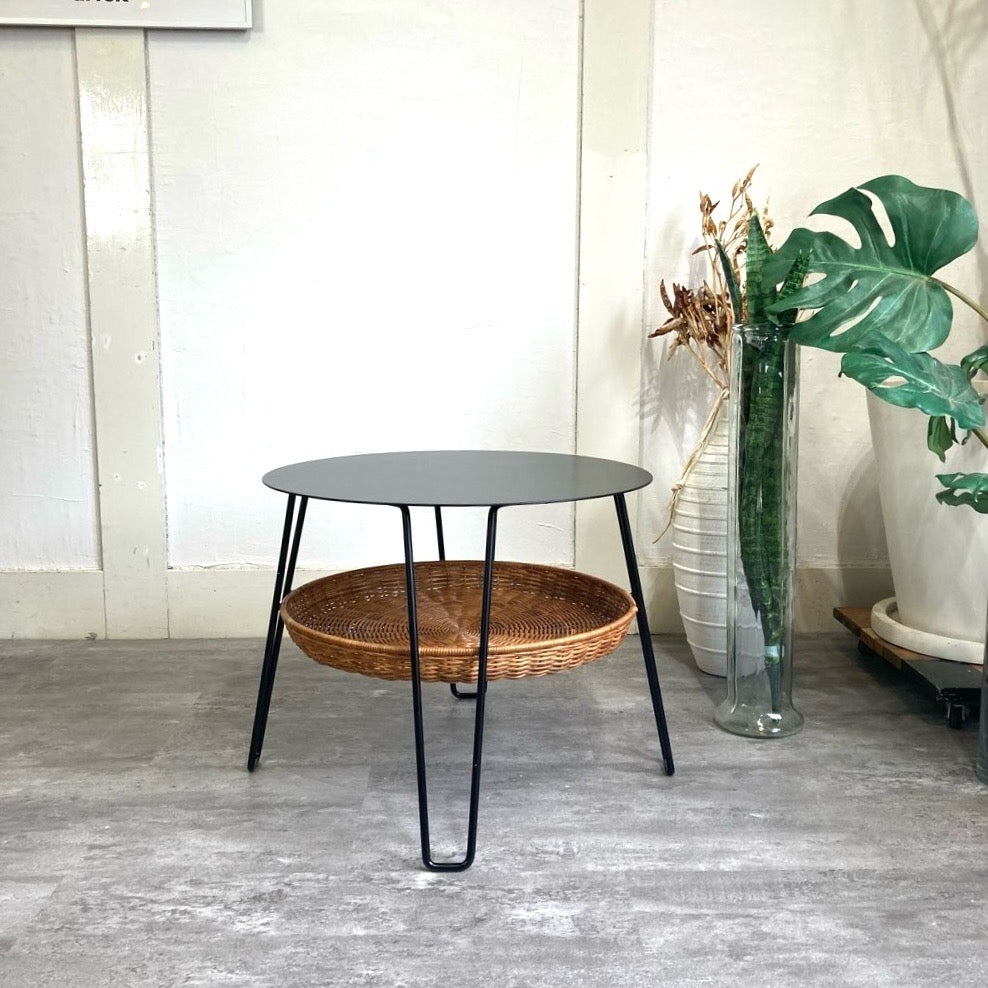 イデー / IDEE ワラビー ローテーブル ラウンドブラック 中古 モダン