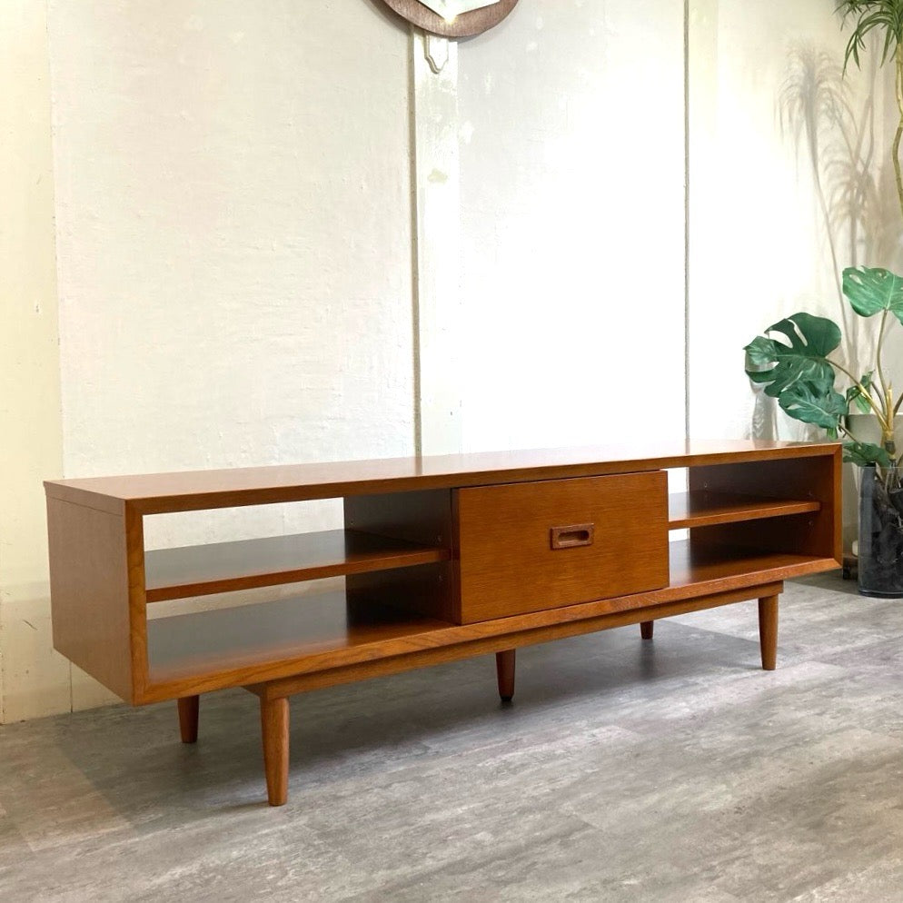 カリモク60 ローボード1500 TVボード オーク ミッドセンチュリー テレビ台