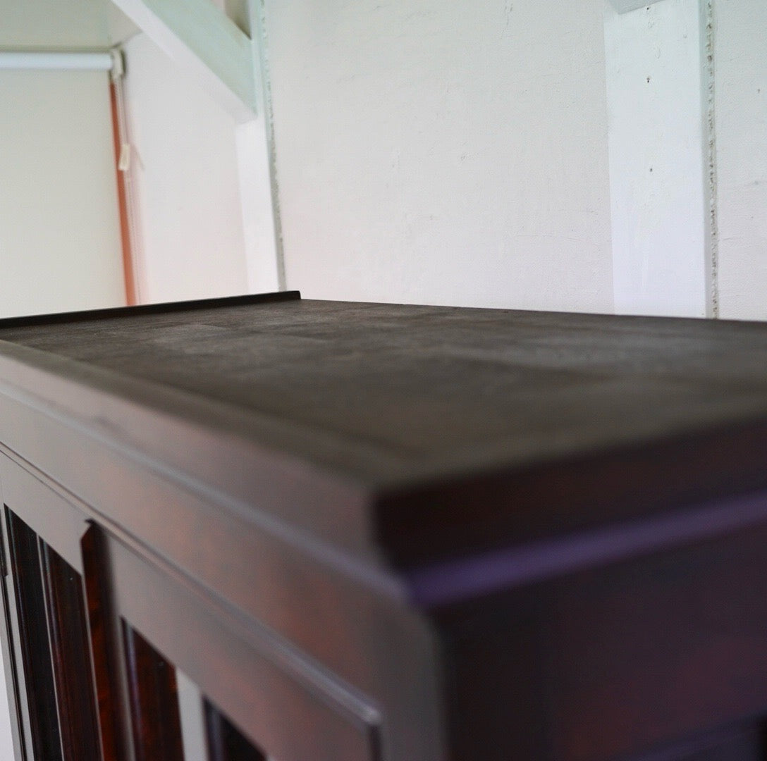 松本民芸家具 C型 書棚 食器棚 カップボード 中古 民芸家具 日本 漆