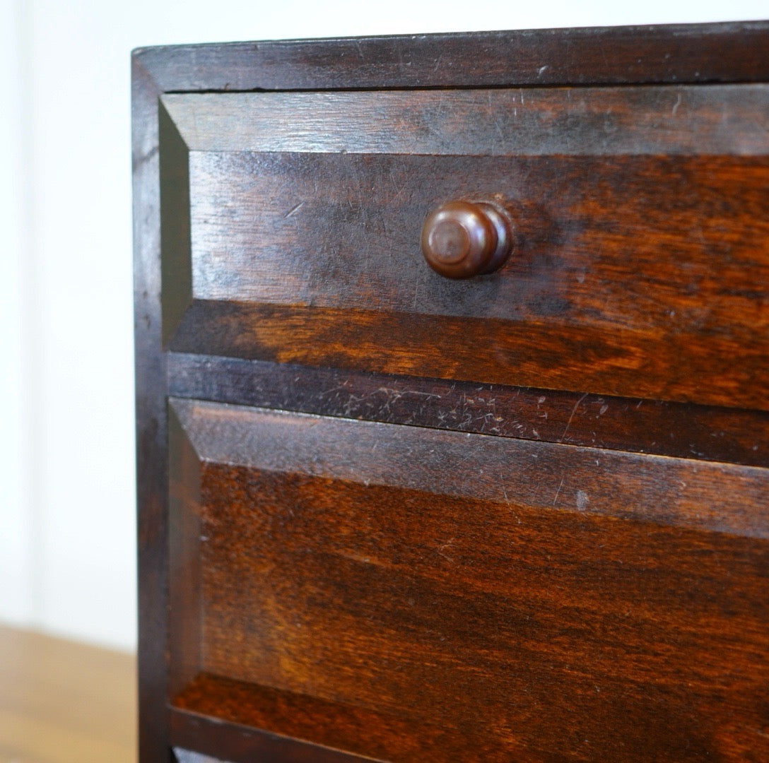 松本民芸家具 凸面小抽出 中古 収納棚 キャビネット 古民家 和風 松民