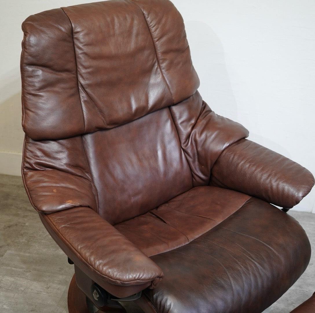 エコーネス / EKORNES ストレスレスチェア＆オットマンセット M レノ