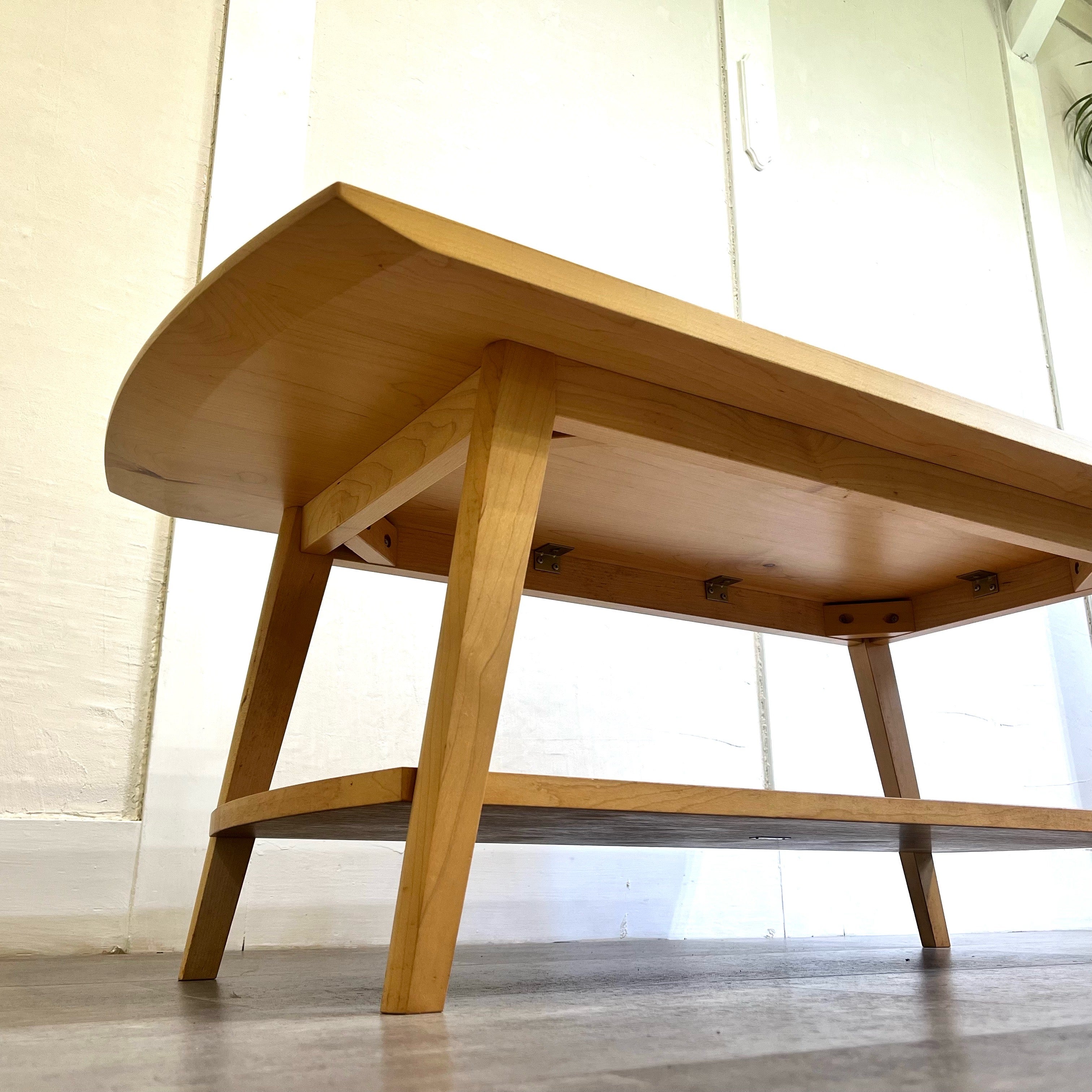 イデー / IDEE アーク / ARC ローテーブル メープル無垢材 中古 サイド