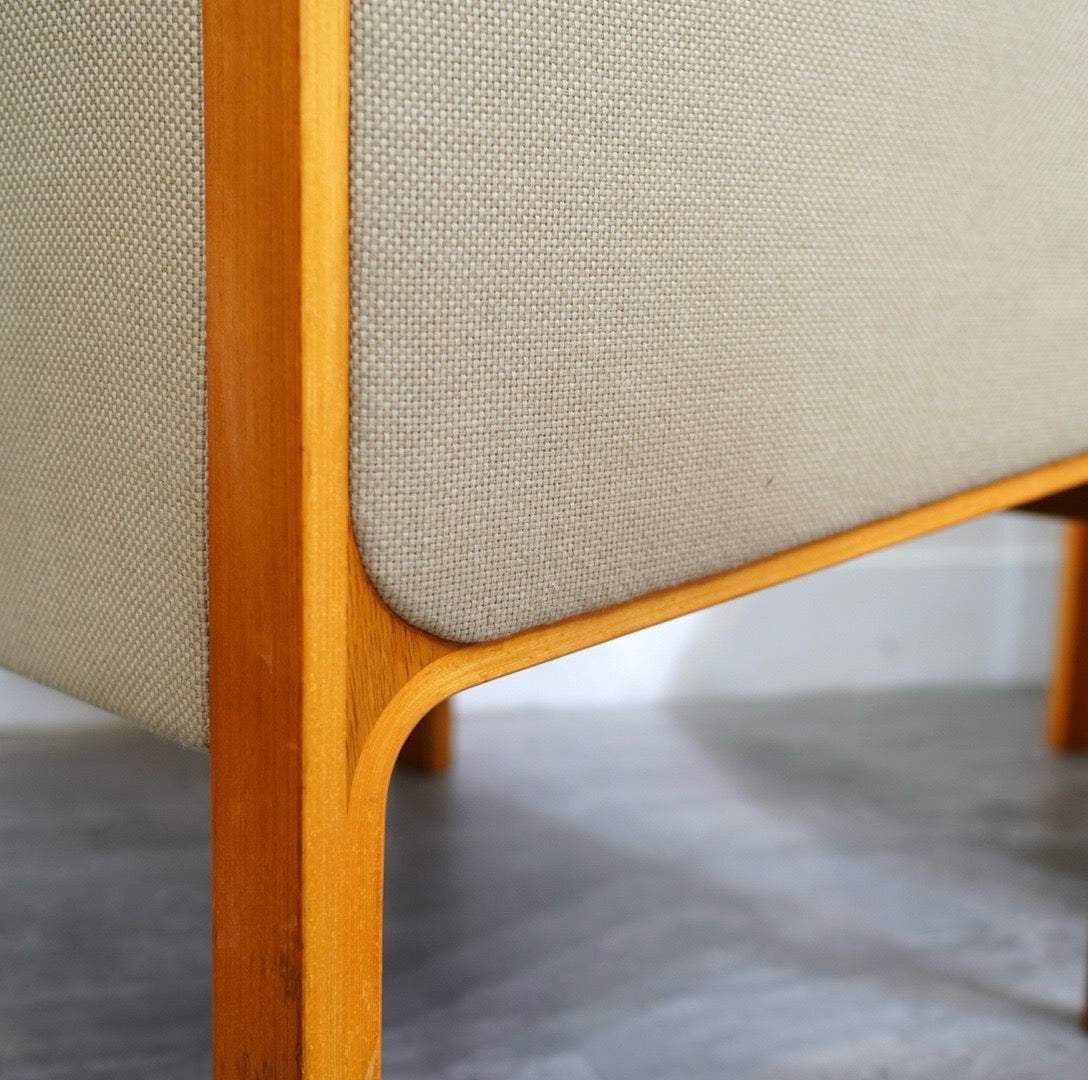 天童木工 / Tendo プライウッド アームソファ 1人掛け 中古 レトロ