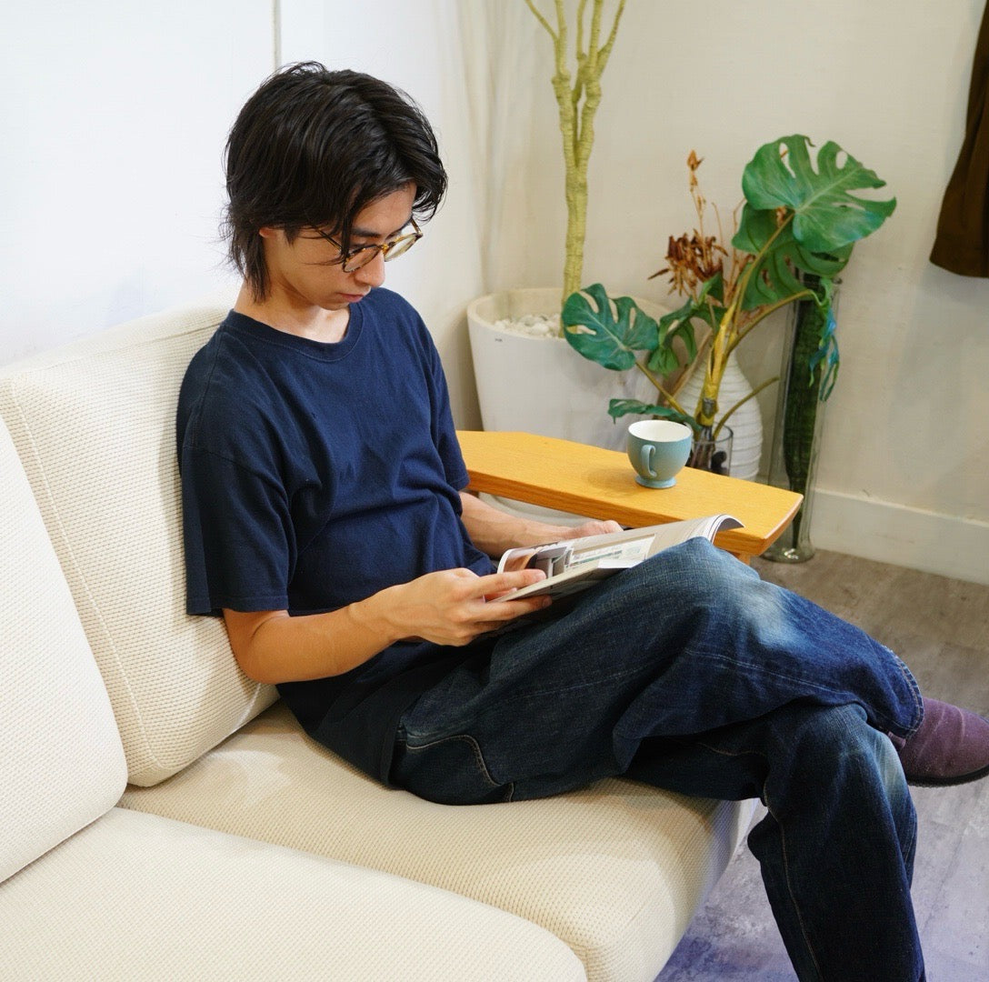 柏木工 / KASHIWA 杜シリーズ 2人掛けソファ オーク材 中古