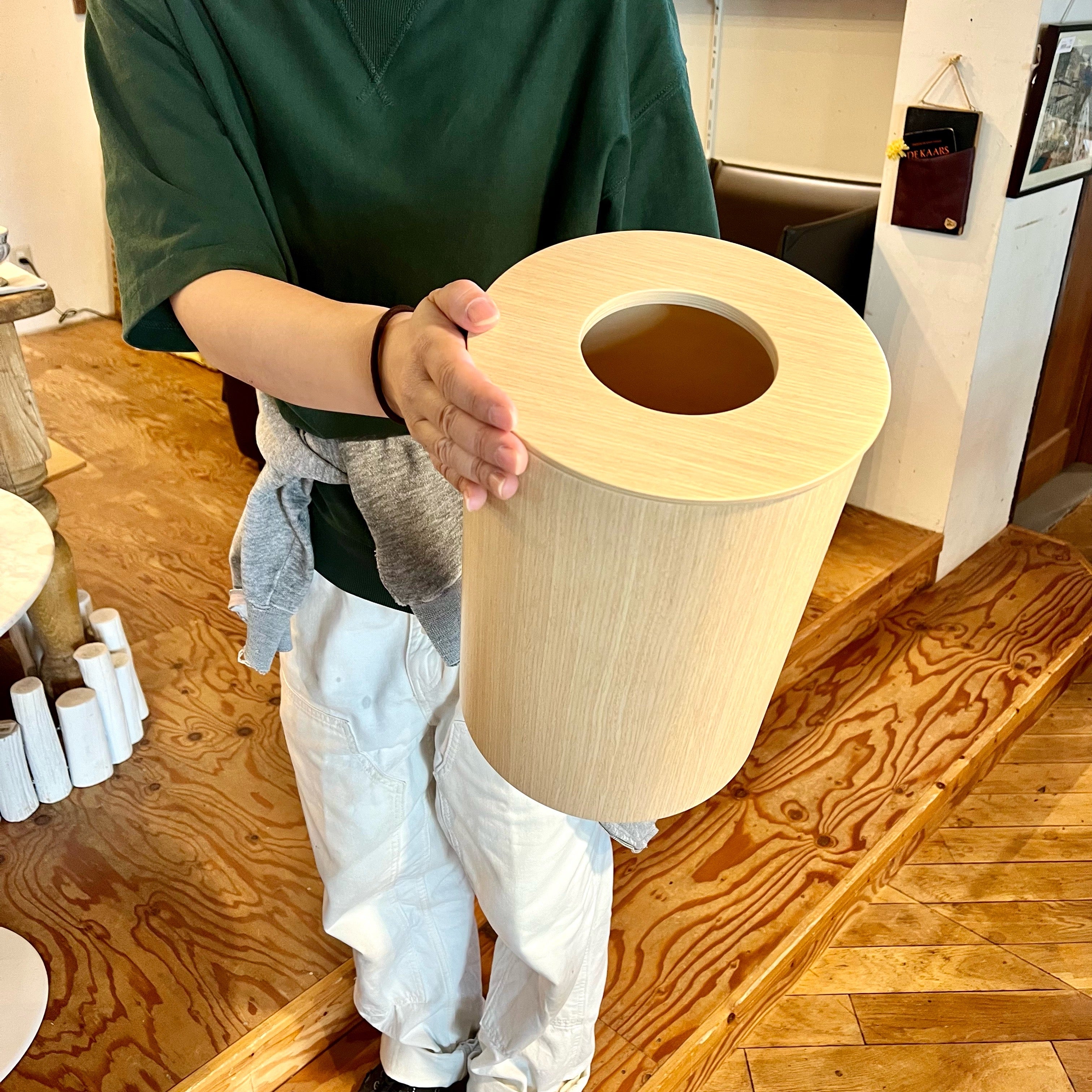 サイトーウッド / SAITO WOOD BASKET donut lid ダストボックス ゴミ箱