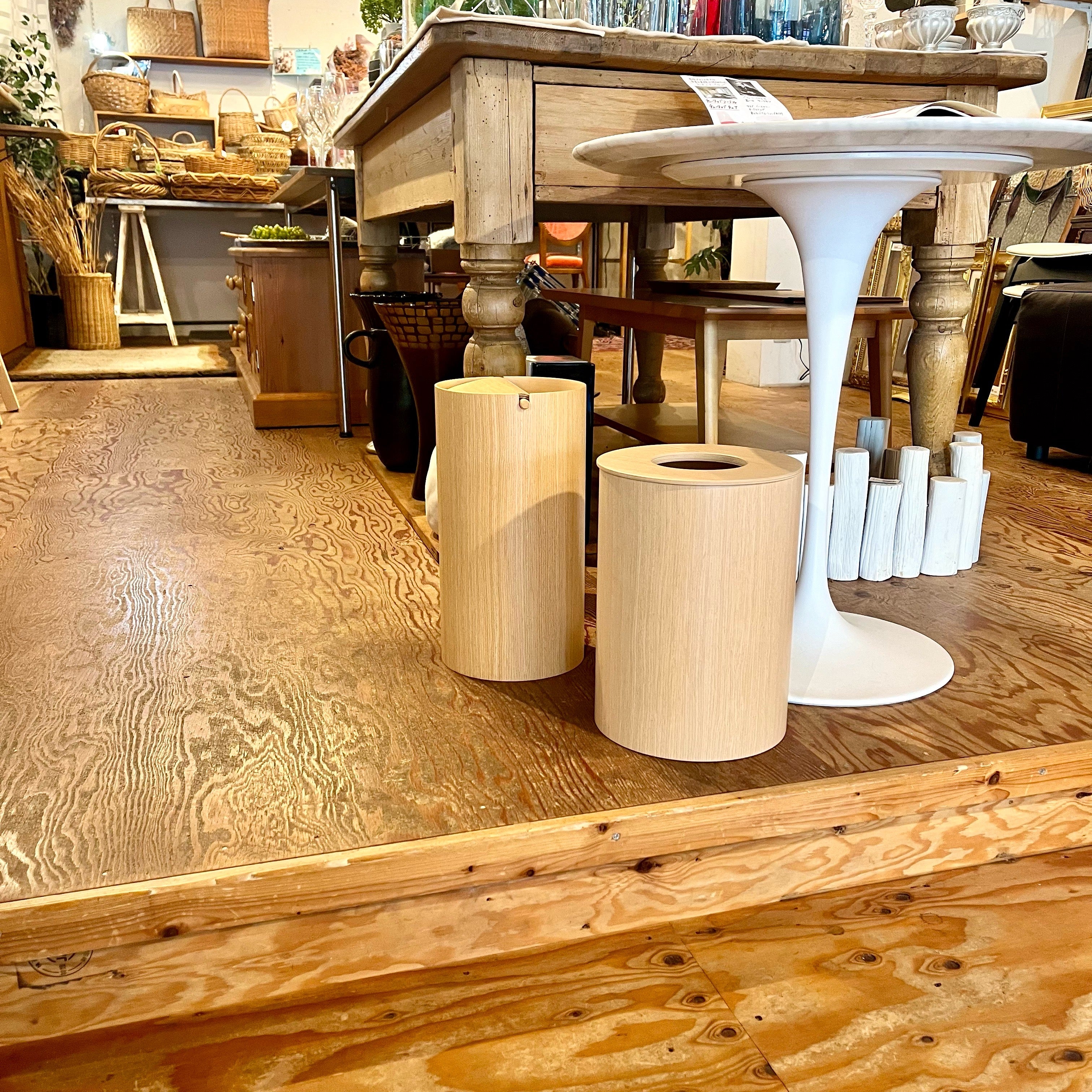 サイトーウッド / SAITO WOOD BASKET donut lid ダストボックス ゴミ箱