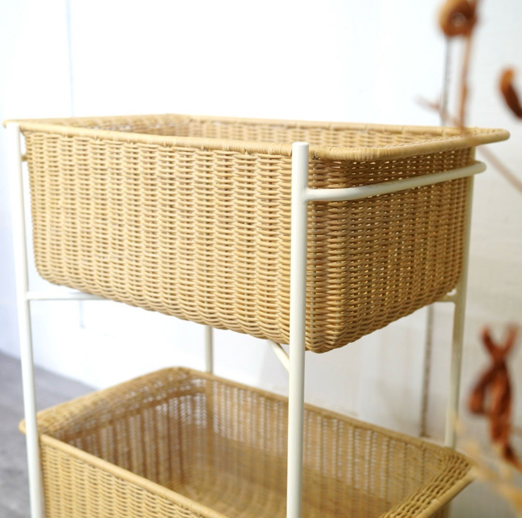 イデー / IDEE ワラビー / WALLABY バスケット スタンド ホワイト 中古