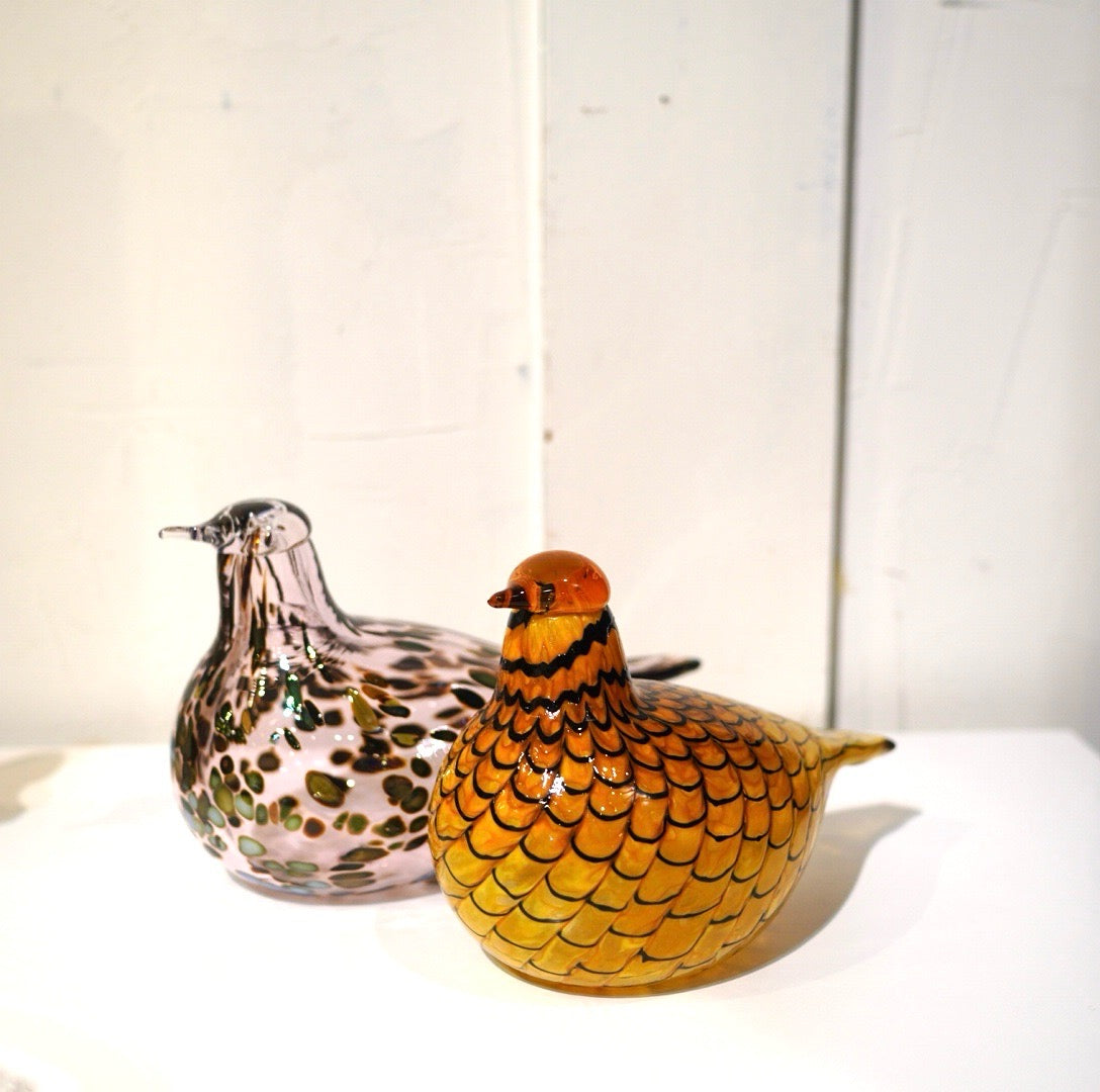 イッタラ / ittala バードシリーズ Reed Warbler ピンク ラスター