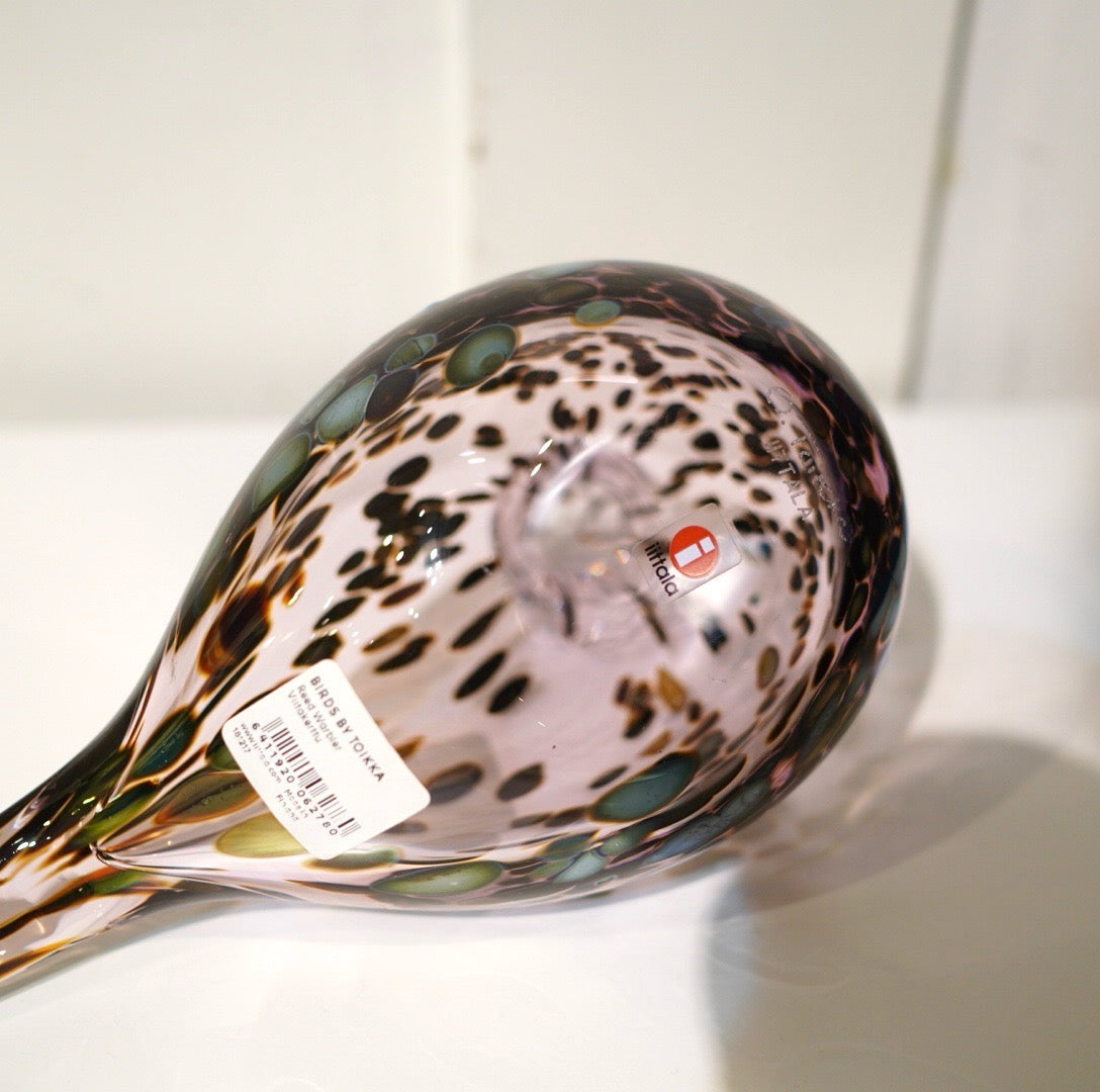 イッタラ / ittala バードシリーズ Reed Warbler ピンク ラスター