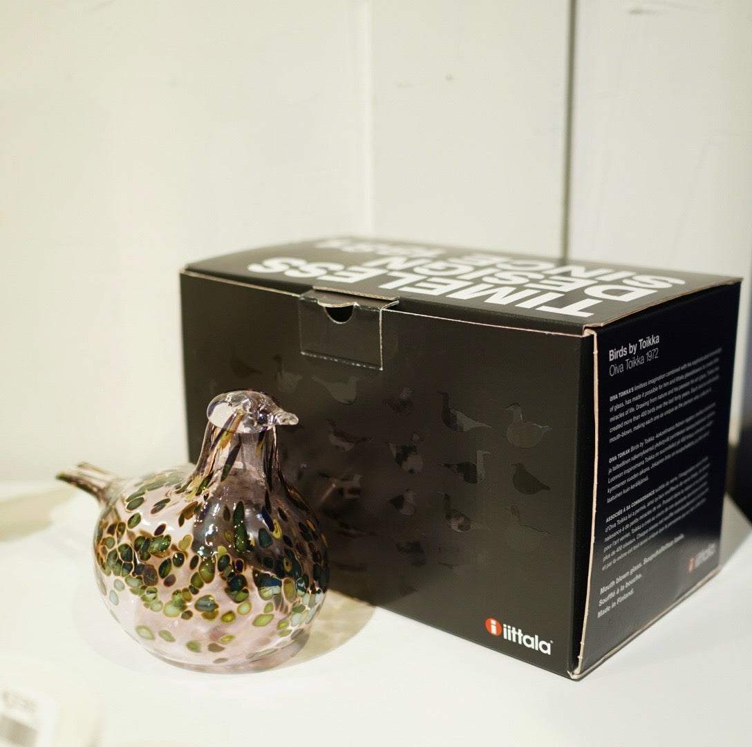 イッタラ / ittala バードシリーズ Reed Warbler ピンク ラスター