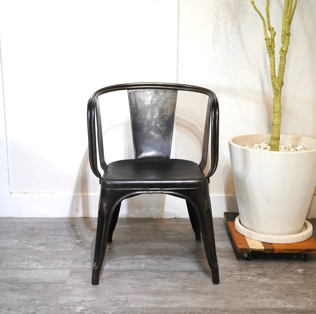 トリックス / TOLIX Aチェア アームチェア ブラック ヴィンテージ 中古