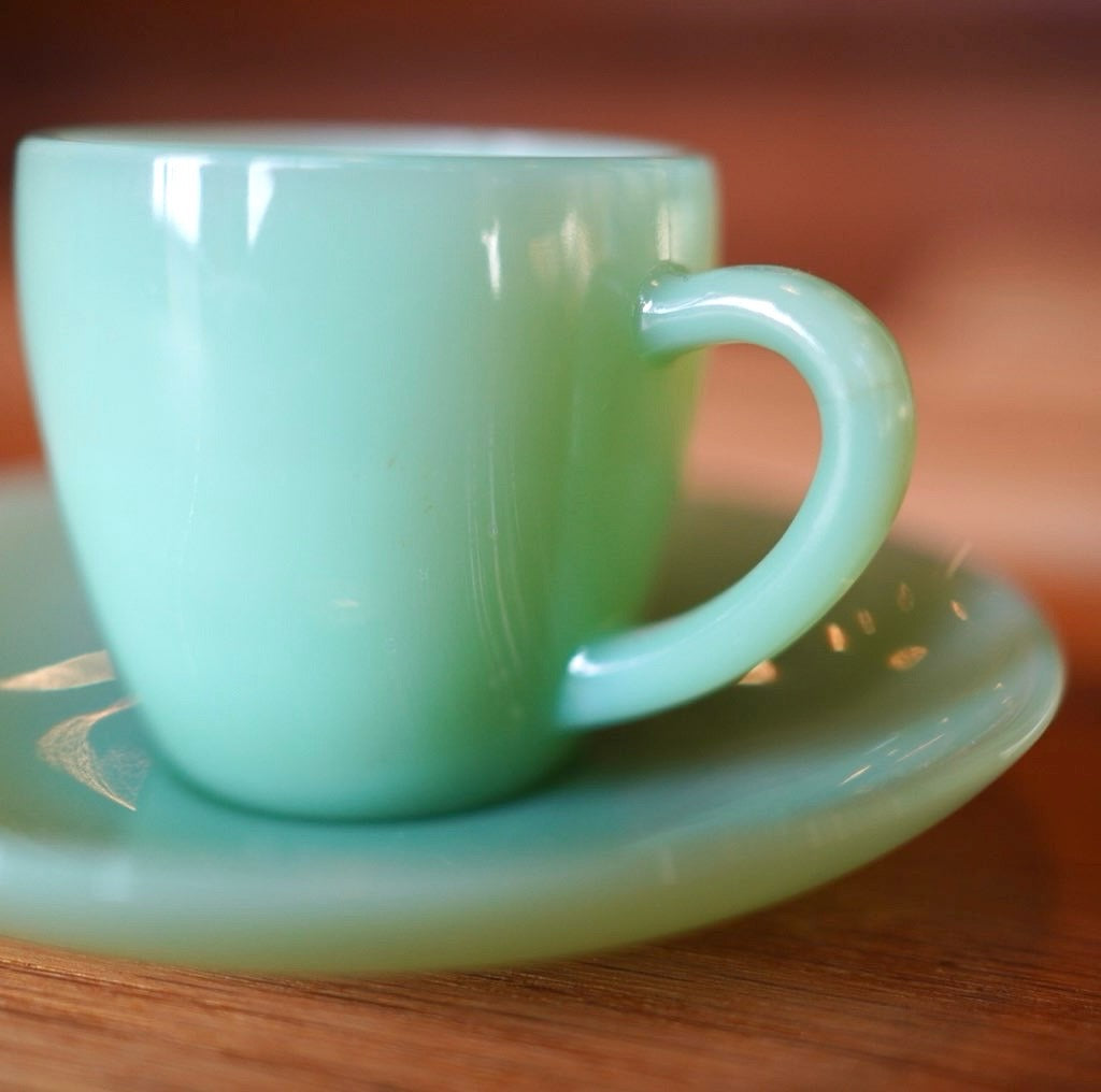 ファイヤーキング / Fire King デミタスカップ＆ソーサー ジェダイ