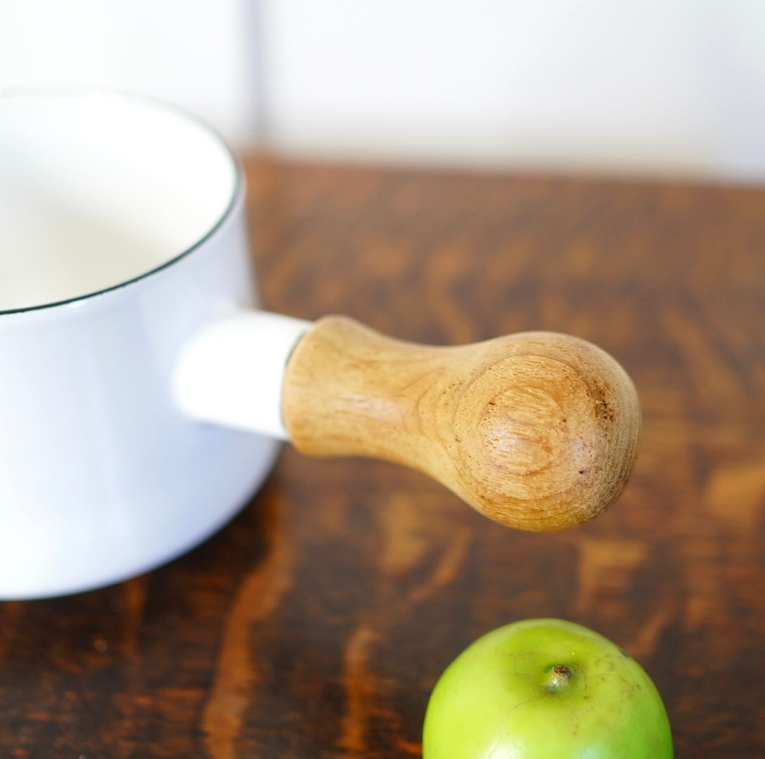 ダンスク / DANSK コペンスタイル ホーロー片手鍋 ミルクパン ホワイト