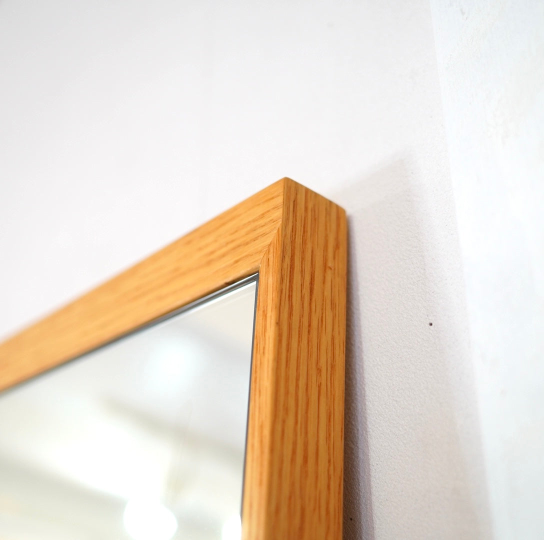 塩川光明堂 コムミラー002 姿見 全身鏡 180×90 オーク 中古 大き目