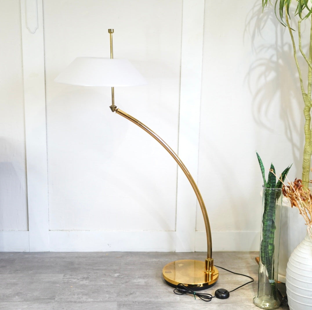 ヤマギワ / YAMAGIWA 真鍮フロアライト アーチフロアランプ S215K 真鍮