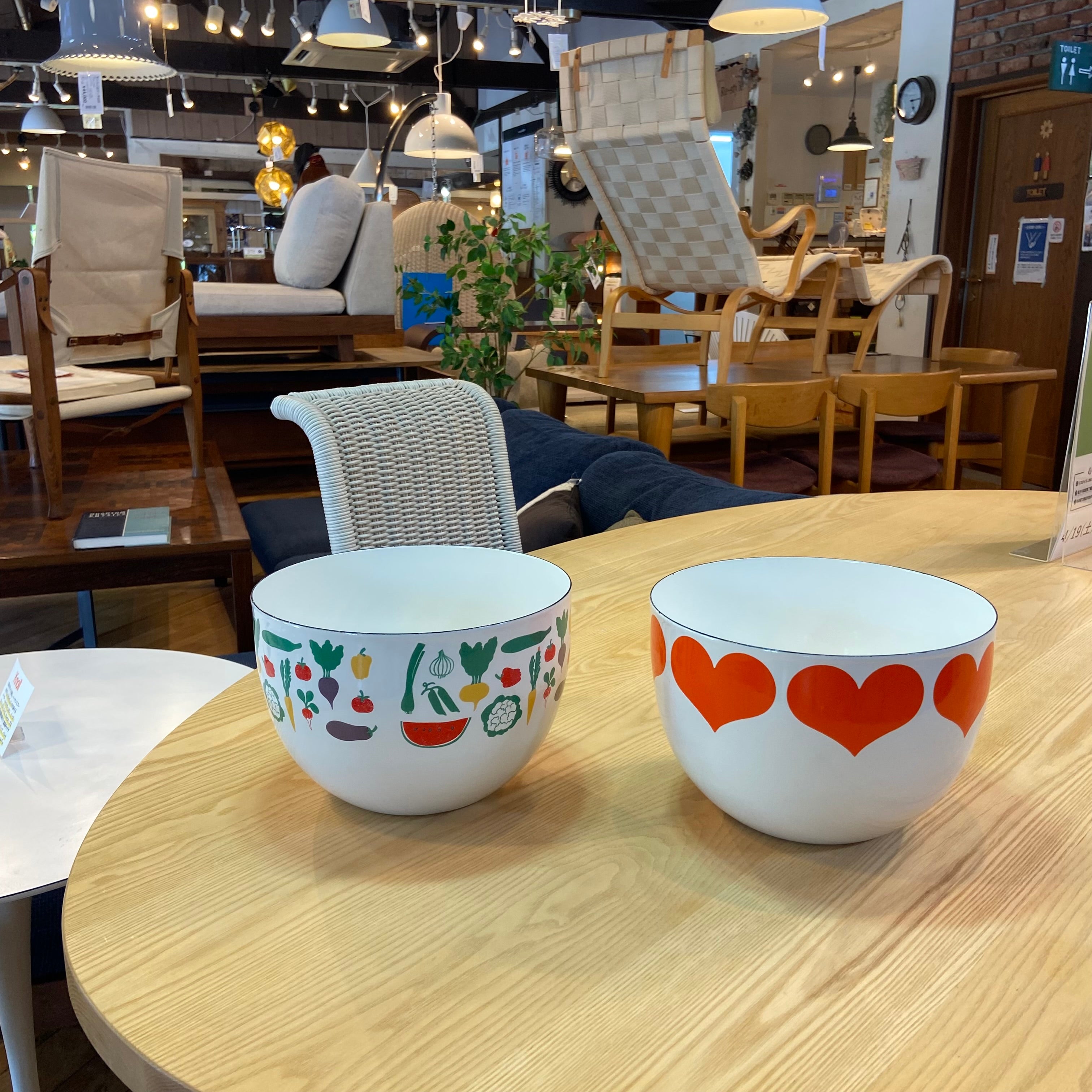 アラビア・フィネル / ARABIA・FINEL 野菜柄 ボウル カイ・フランク