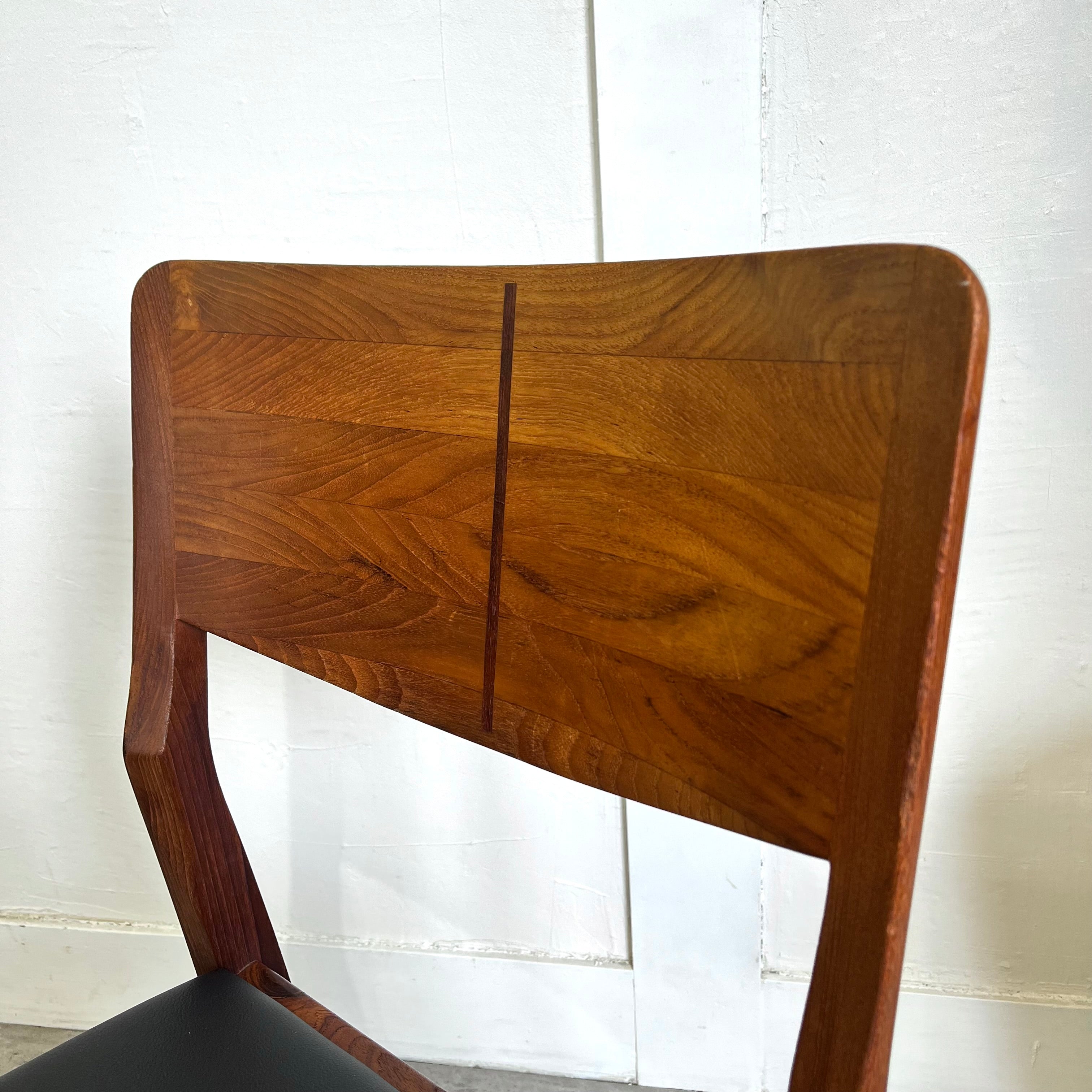 朝日木材加工 BOSCO ダイニングチェア 椅子 チーク材 北欧風