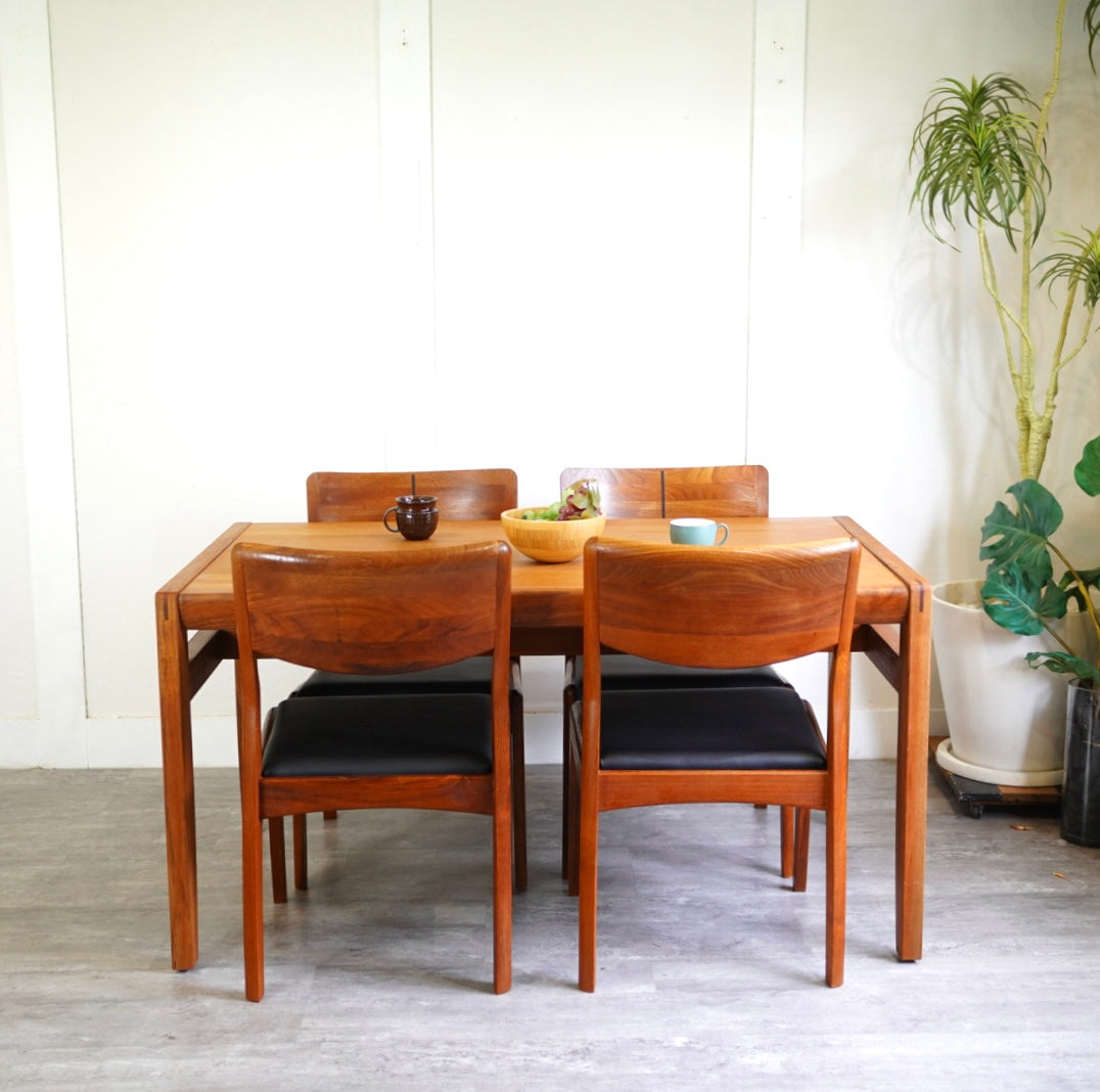 朝日木材加工 BOSCO ダイニングチェア 椅子 チーク材 北欧風