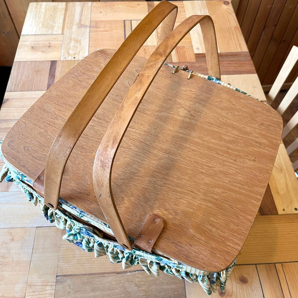 ロンガバーガー/Longaberger バスケット大【4】蓋付きかご カントリー