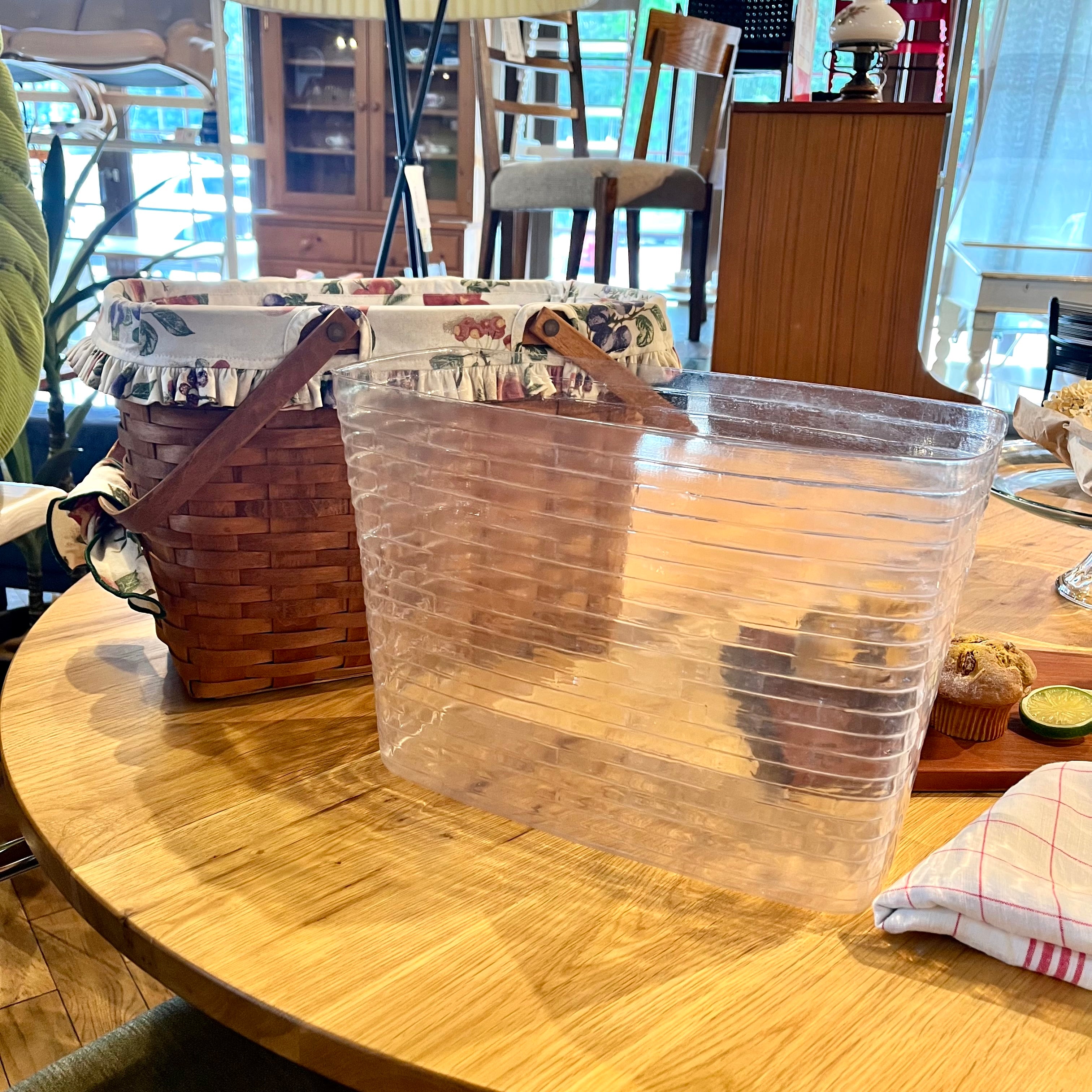 ロンガバーガー/Longaberger バスケット 大【1a】 かご カントリー