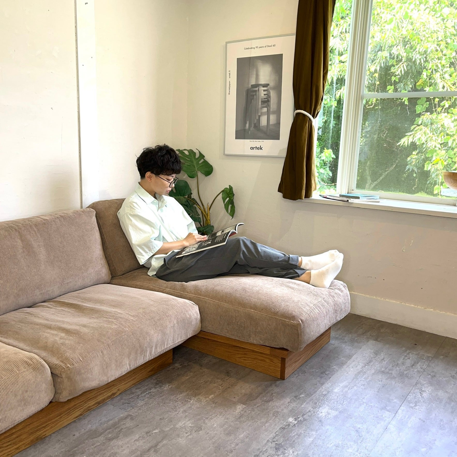 モモナチュラル / MOMO NATURAL クラウドロウソファ / CLOUD LOW SOFA