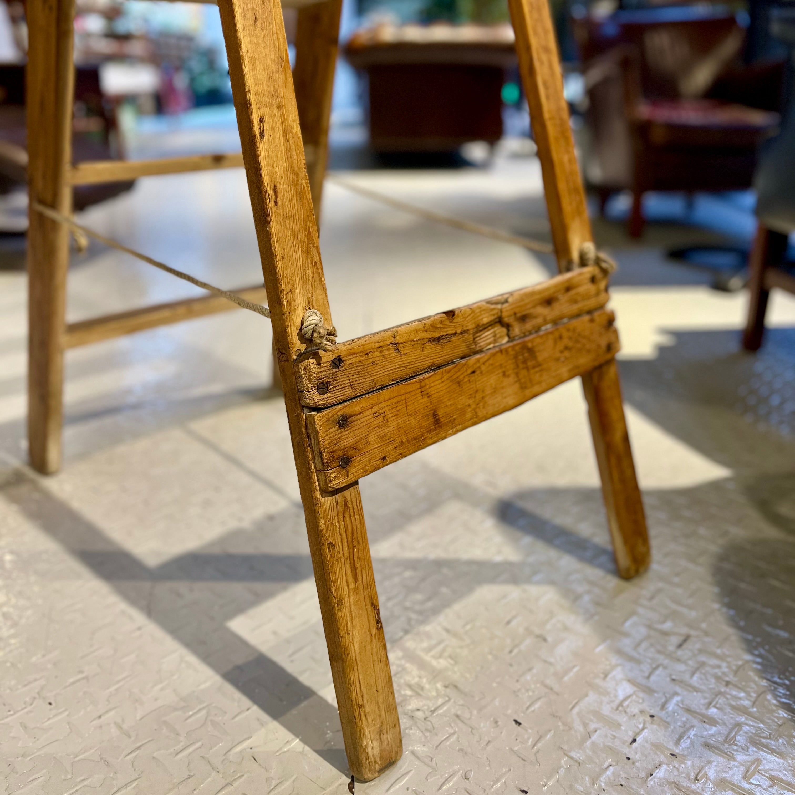 英国 アンティーク ラダー 脚立 ステップラダー ディスプレイ用