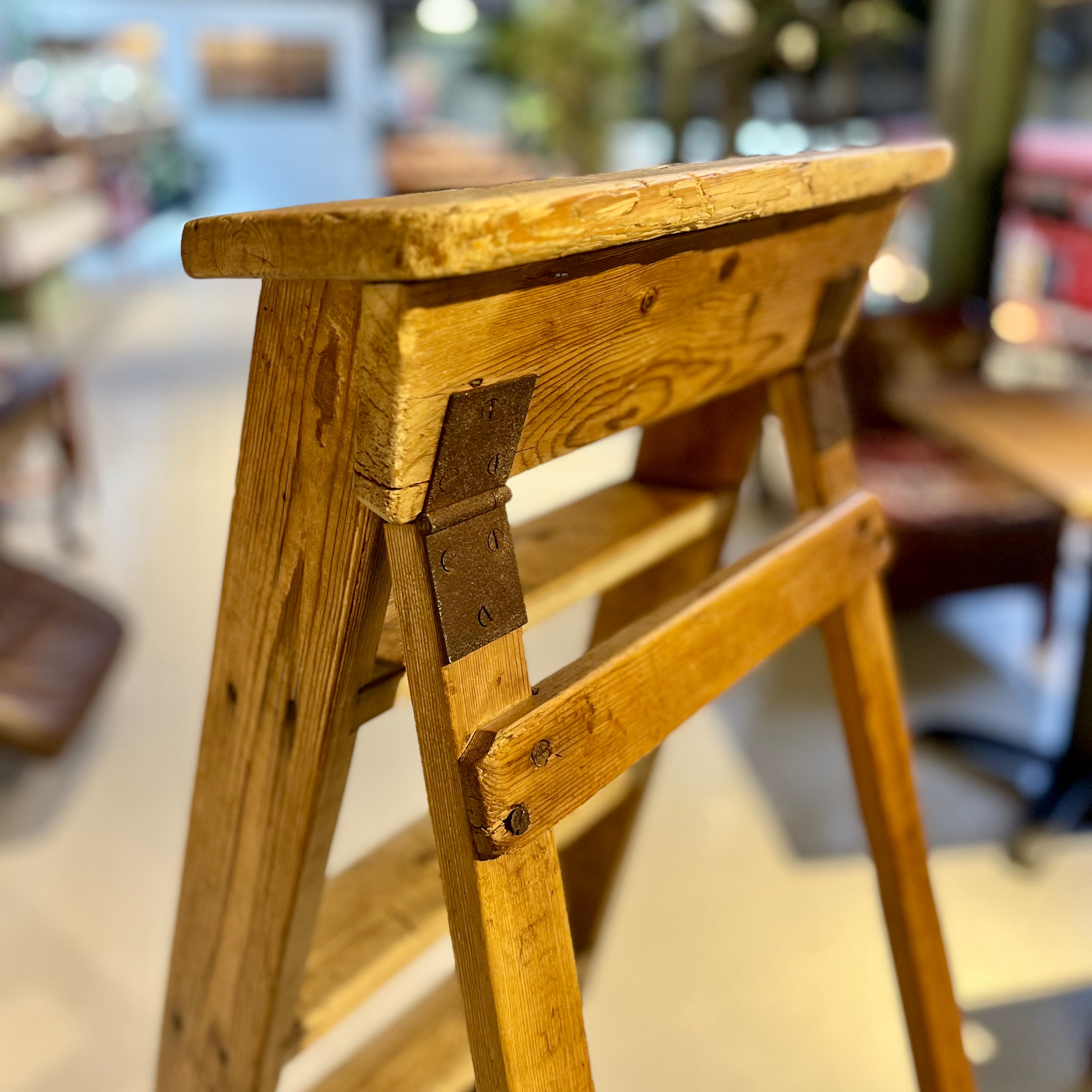 L3710-105 英国アンティーク ラダー ステップラダー プランター