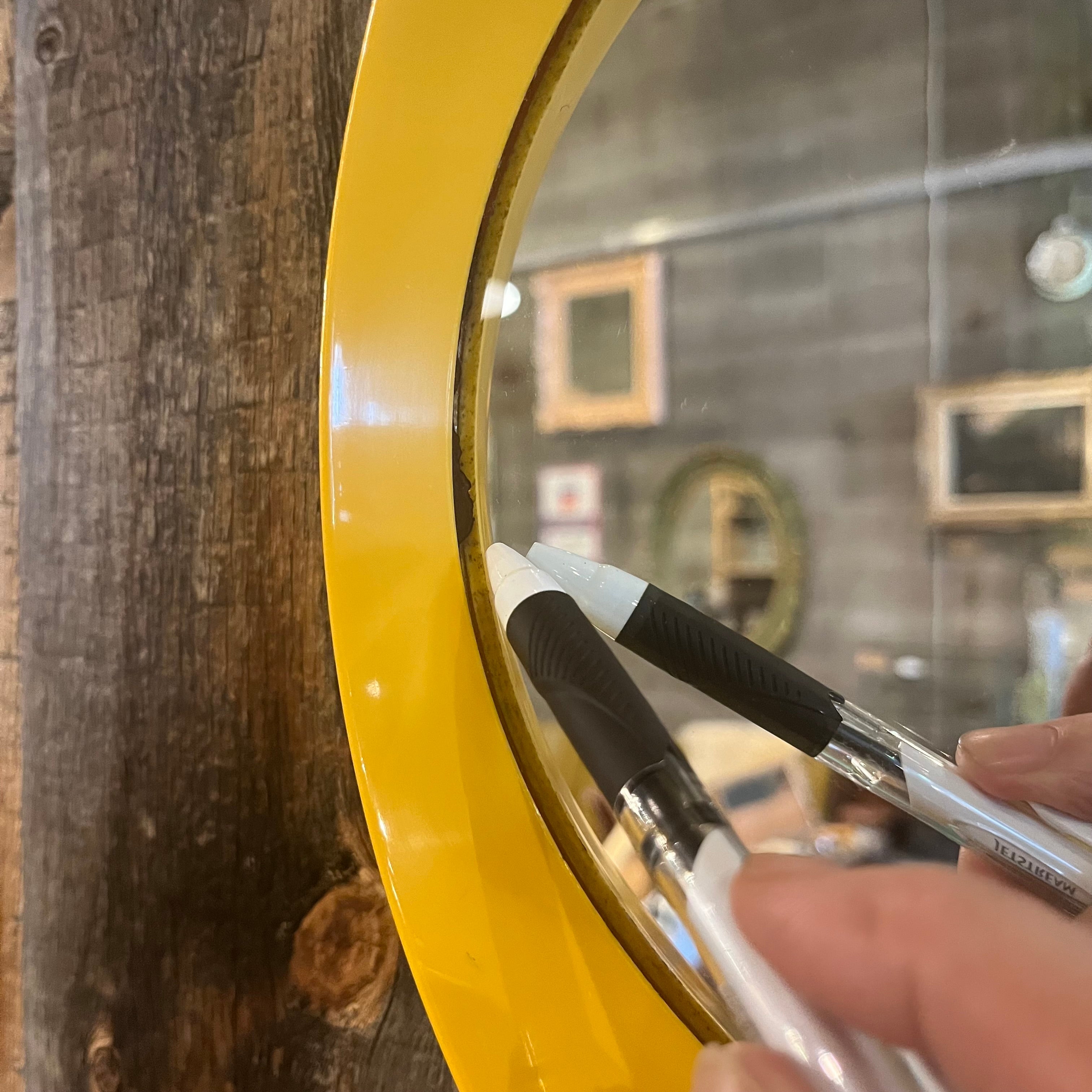 ボンボア / bomboa ウォールミラー スペースエイジ イエロー