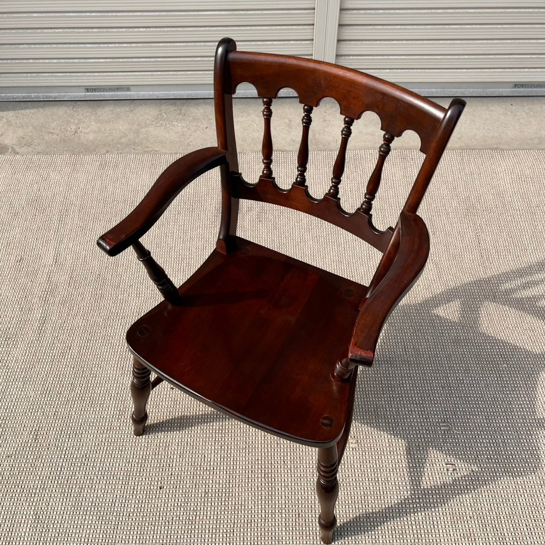 松本民芸家具 A型 ワイコム アームチェア ダイニングチェア 中古 国産