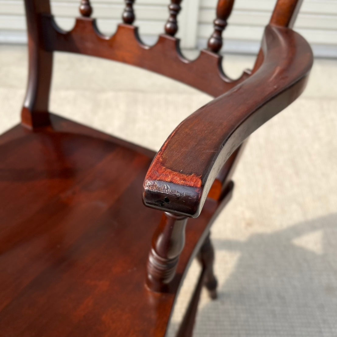 松本民芸家具 A型 ワイコム アームチェア ダイニングチェア 中古 国産