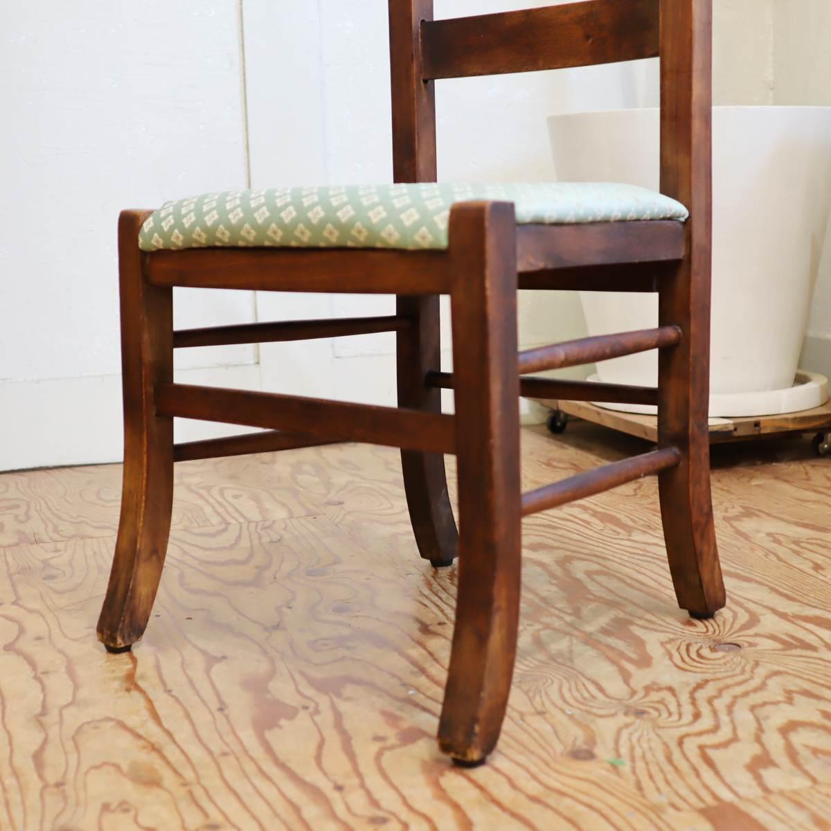 チャーチチェア ハイバック チャペル 教会 木製 椅子 英国アンティーク