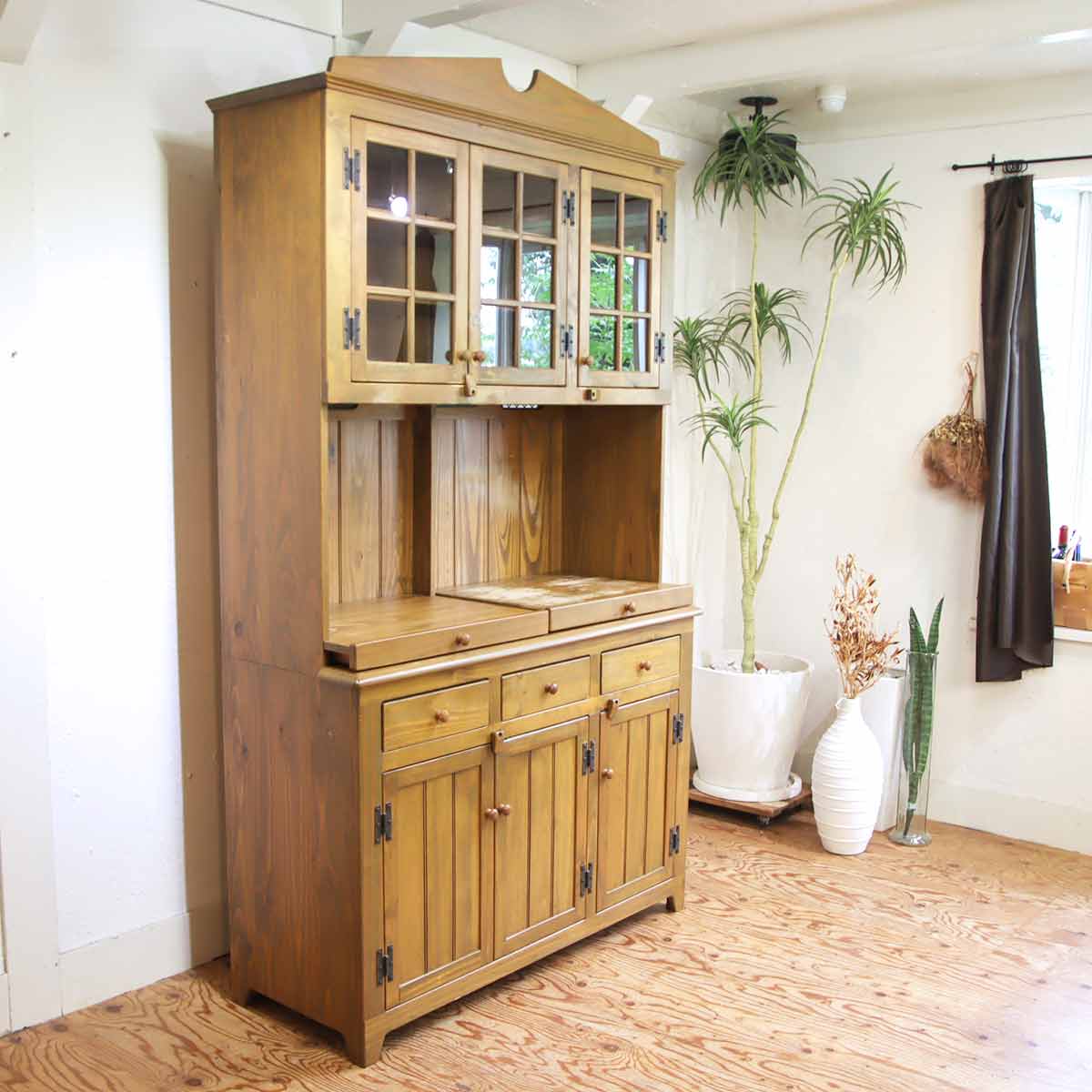 アンファン / Enfant カップボード 食器棚 パイン材 カントリー
