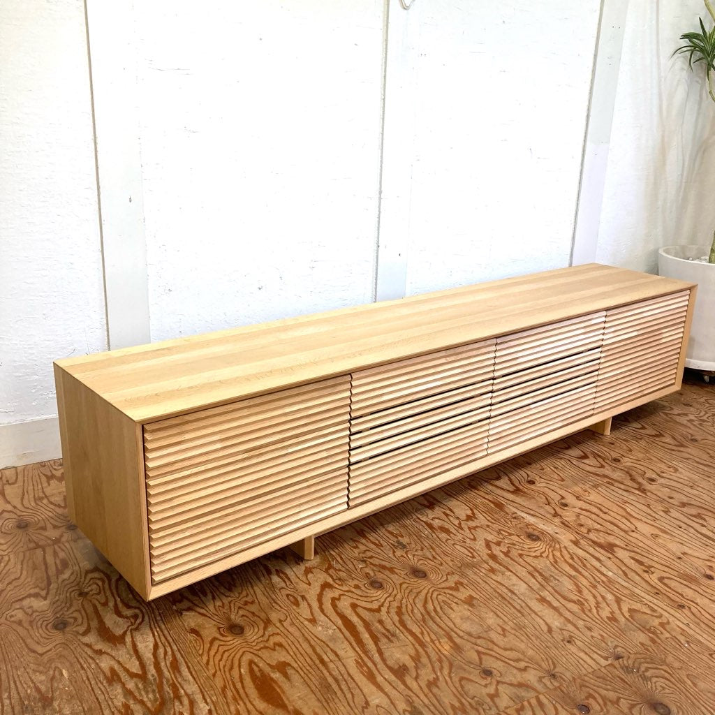 カリモク / karimoku ソリッドボード TVボード QT7017 オーク 無垢材