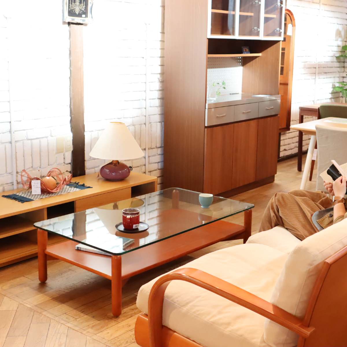 アルフレックス / arflex ガット GATTO ガラステーブル リビング