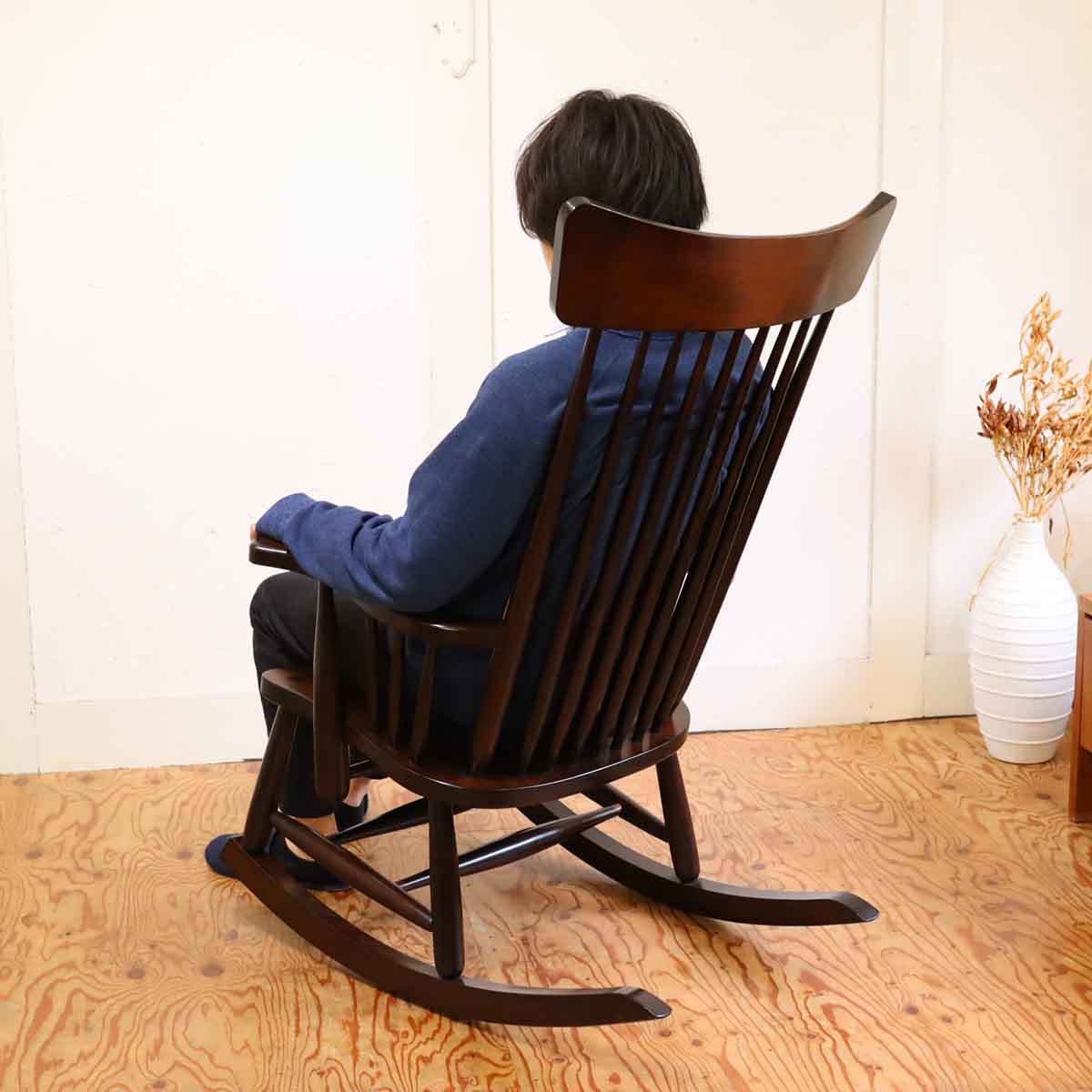松本民芸家具 J型 ロッキングチェア 民芸家具 和モダン 中古