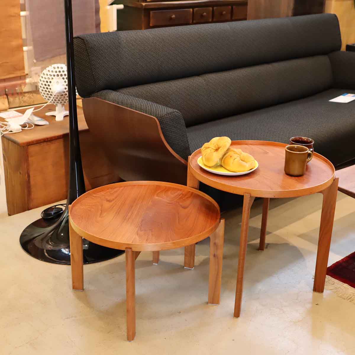 こいずみ道具店 お盆テーブル 50 ミドルタイプ 小泉誠 広松木工 サイド