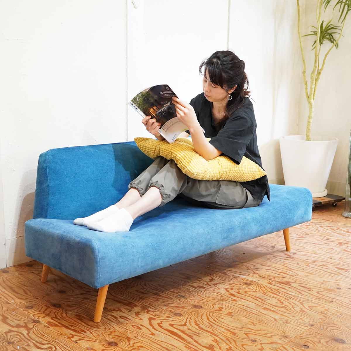 IDÉE so ソファグリーン 2人掛けソファ IDEE イデー AO SOFA