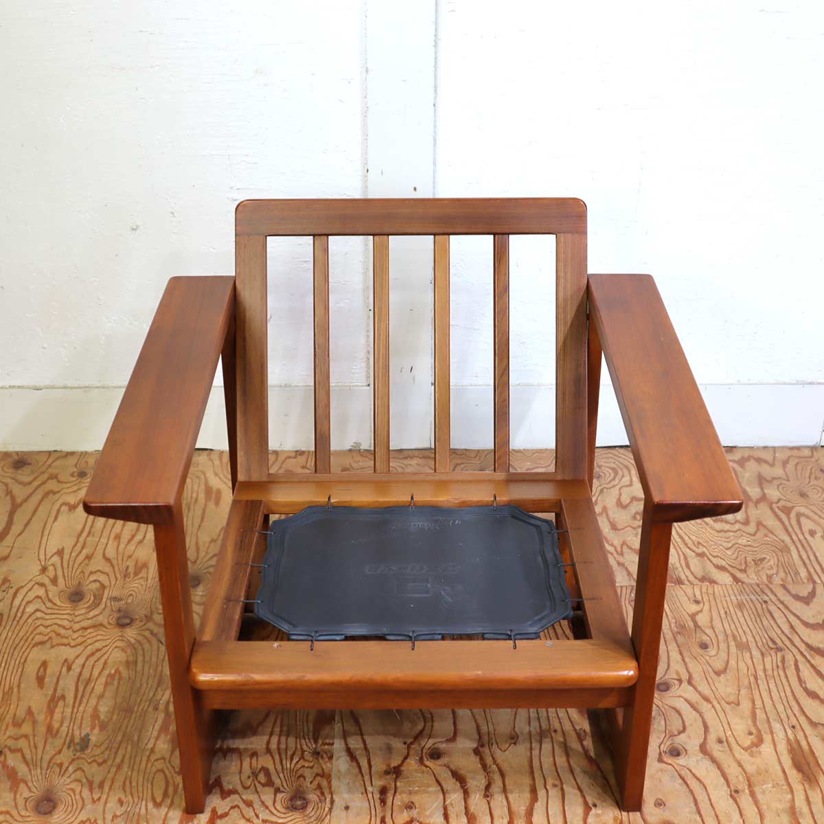 コスガ / KOSUGA アームソファ チーク材 ストライプ 【2