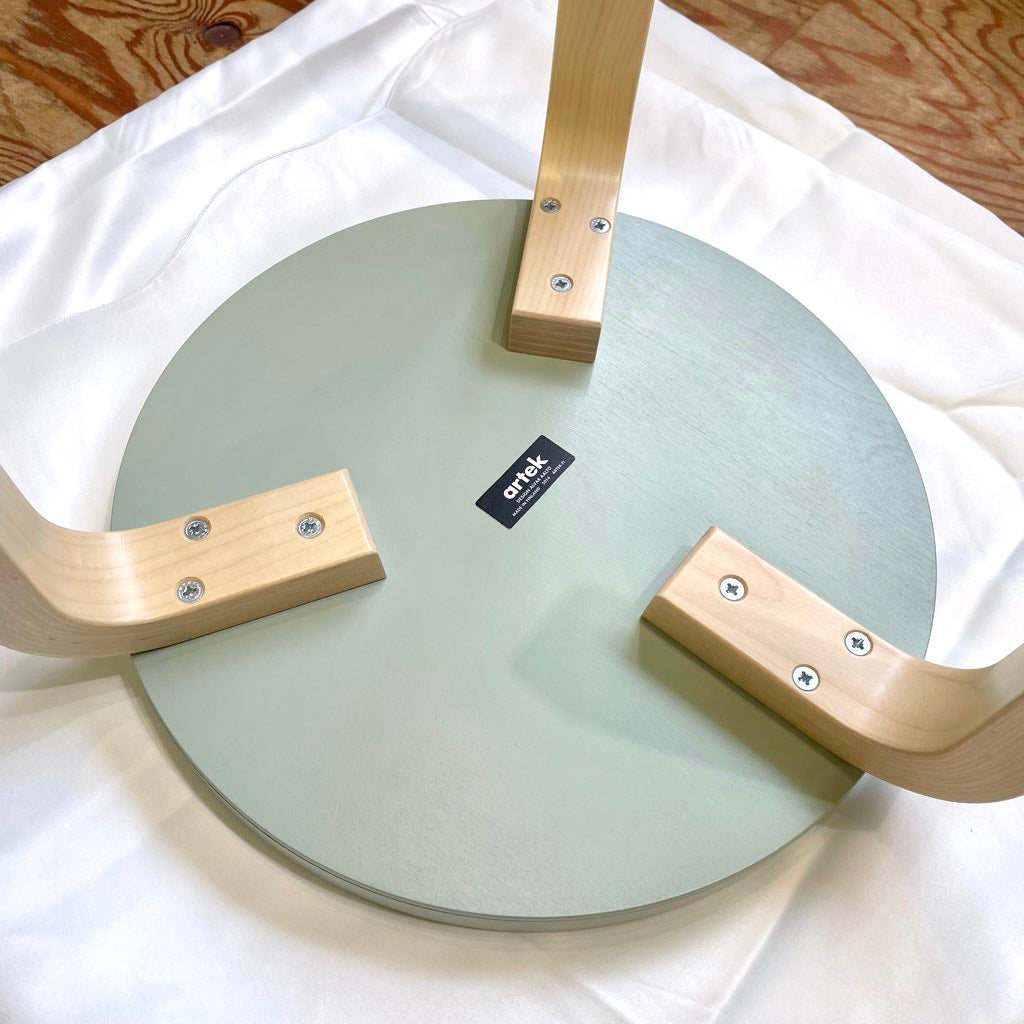 アルテック / Artek スツール60 グリーン ラッカー アルヴァ・アアルト