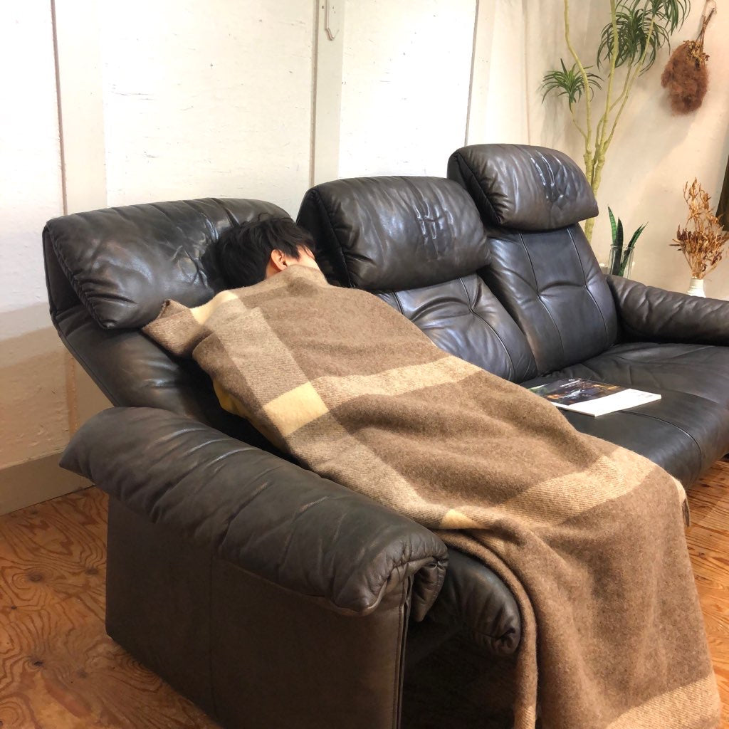 エルポ / erpo ルガノ / LUGANO リクライニングソファ3人掛け 中古 本