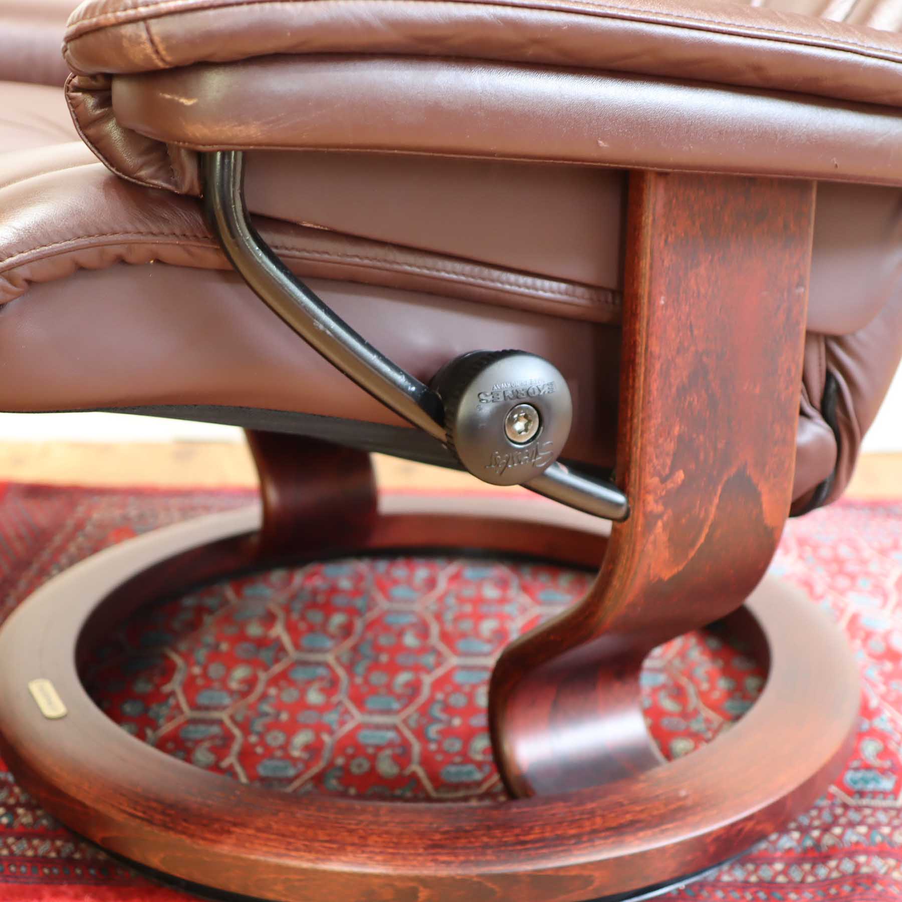 エコーネス/EKORNES ストレスレスチェア オットマン ロイヤル 本革