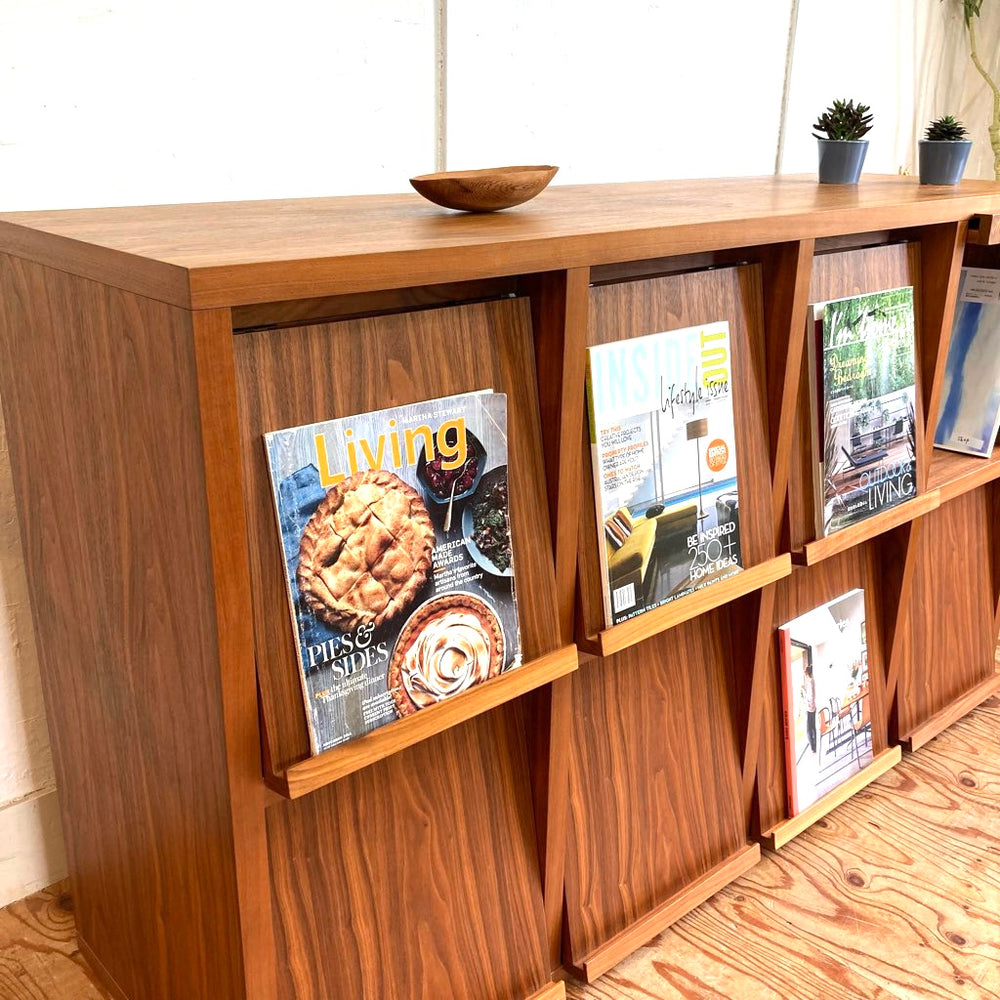 GMEK179○ハンドメイド シャビーシック マガジンラック 本棚 ハンドペイン