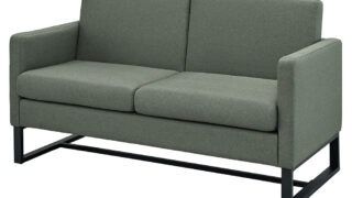 スクエアソファⅡ ファブリック 2人掛け グリーン RFSSF2-F2PGN